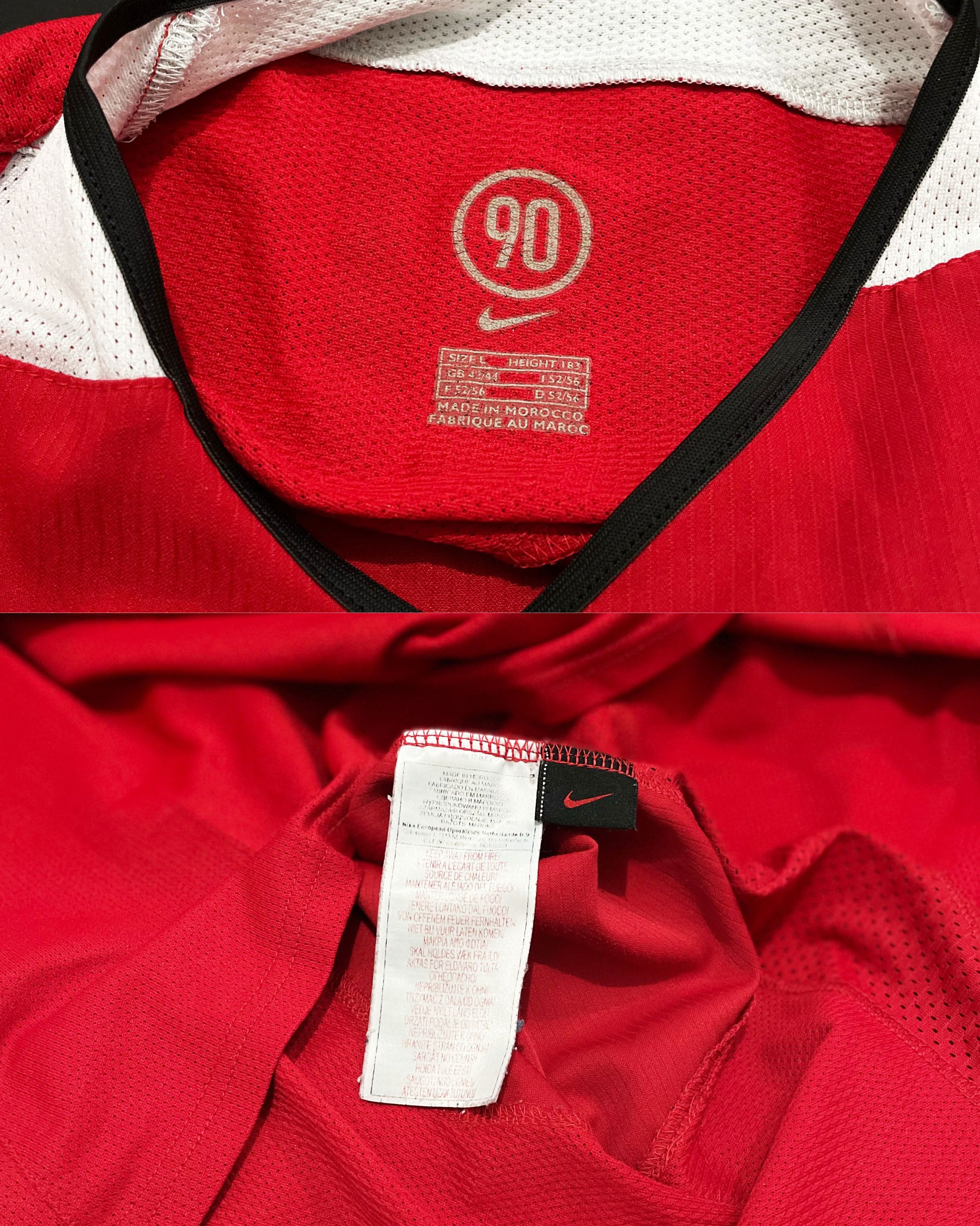 Nike Manchester United Home Kit 2004 2005 2006 Size US L / EU 52-54 / 3 - 6 Thumbnail