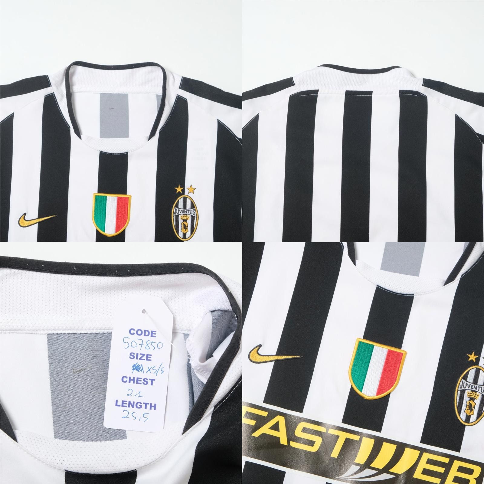 Nike 2003/04 Juventus Home Shirt Nike (XS/S) Size US S / EU 44-46 / 1 - 4 Thumbnail