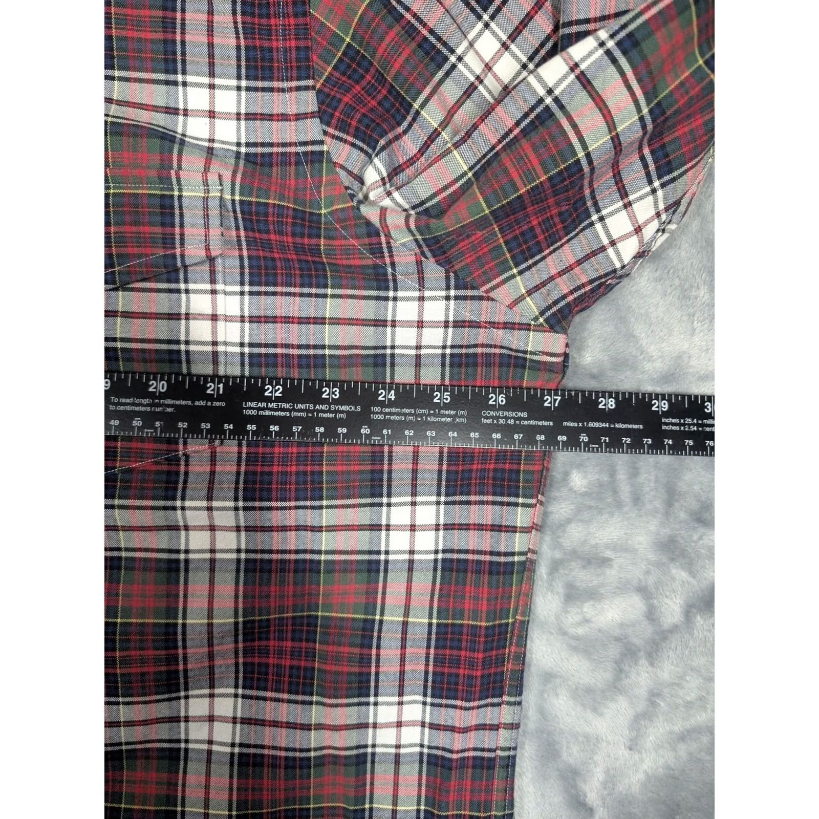 Ralph Lauren Ralph Lauren Shirt Mens 2XL Red Plaid Button-Down Long Sleeve Cotton Size US XXL / EU 58 / 5 - 3 Thumbnail