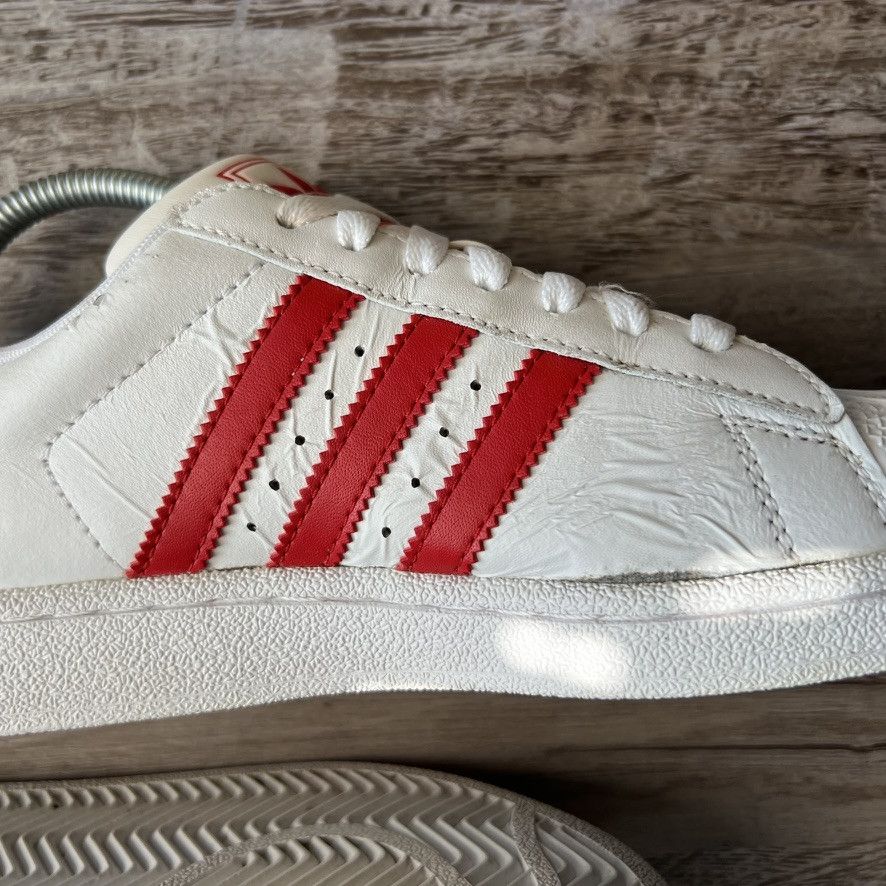 Adidas × Vintage ADIDAS • Superstar 2 "White/Red" (4.5M) Size US 5 / EU 37 - 15 Thumbnail