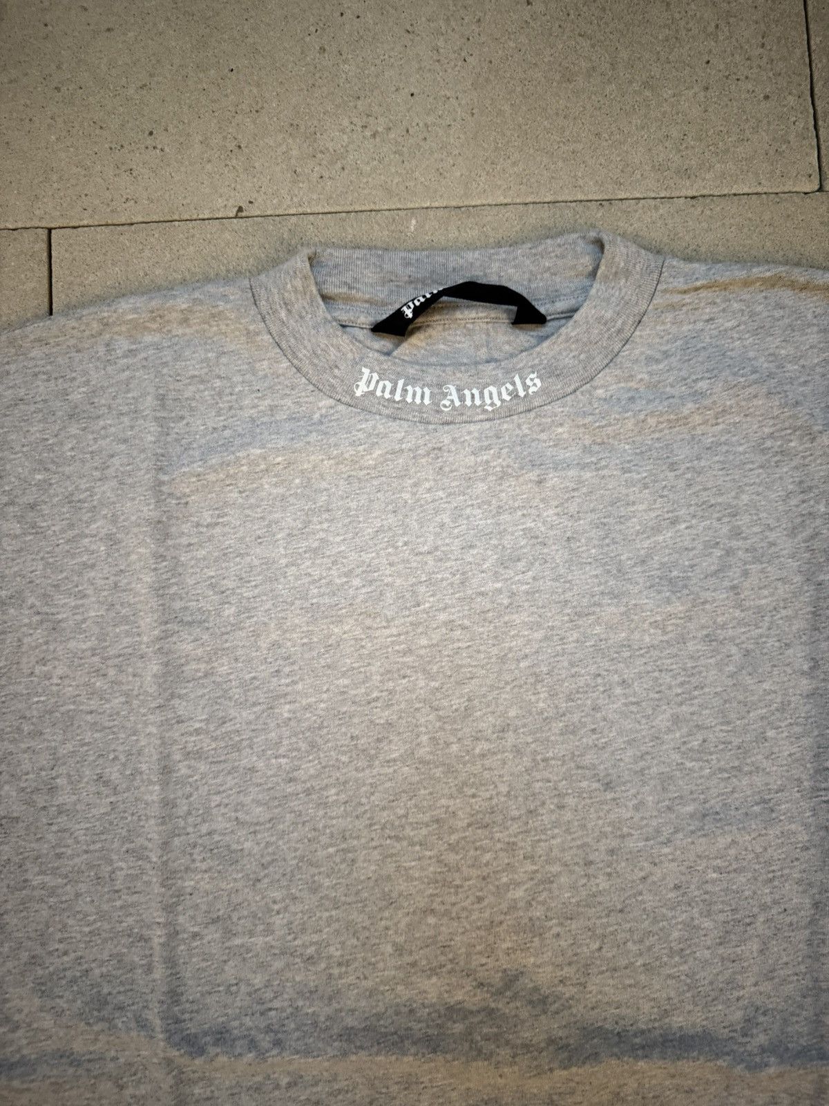 Palm Angels Palm Angels Grey T Shirt Size US L / EU 52-54 / 3 - 1 Thumbnail