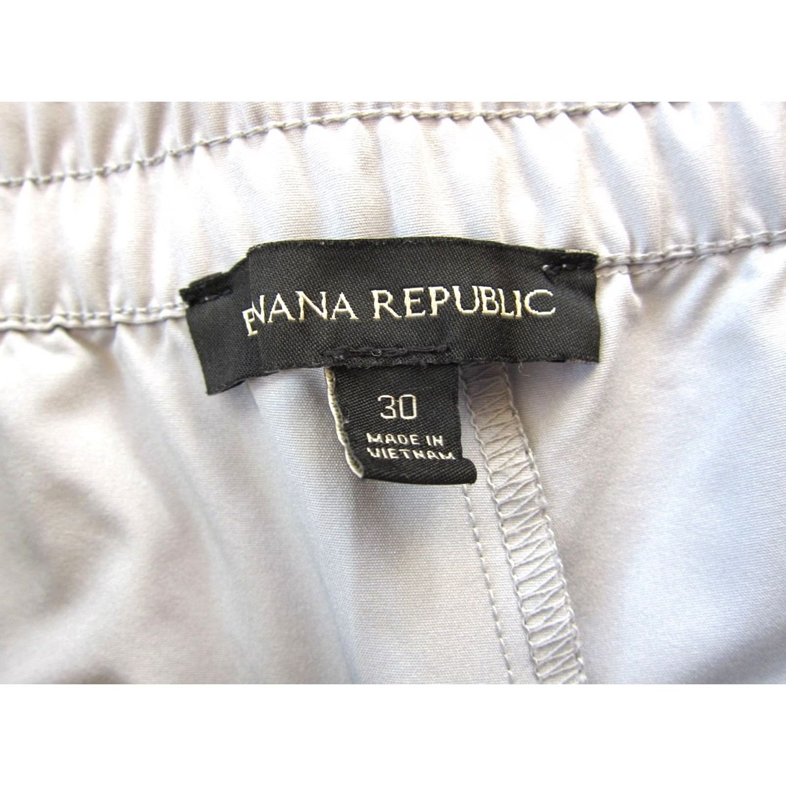 Banana Republic Banana Republic Jogger Pant Men 30 Gray Regular Inseam 28" Pocket Stretch Lightweight 100% polyester Size US 30 / EU 46 - 3 Thumbnail