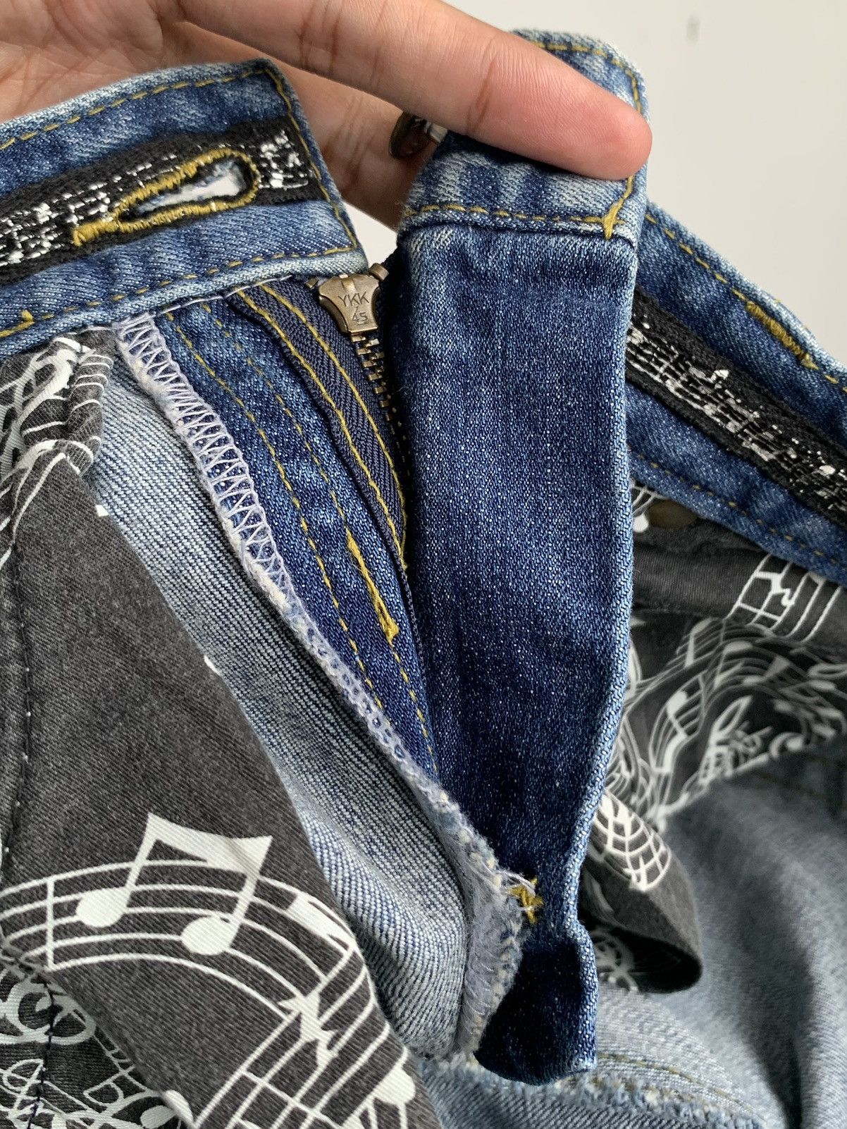 Number (N)ine Number Nine Splatter Jeans Size US 31 - 8 Thumbnail