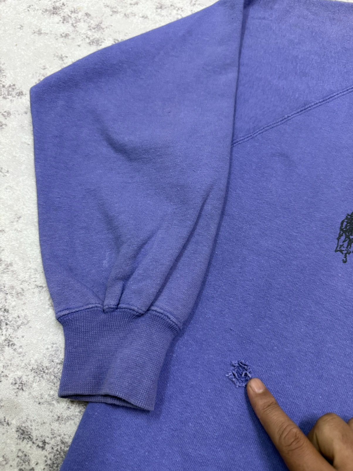 Polo Ralph Lauren Vintage 90s Polo by Polo Ground Biglogo Sweatshirt Size US S / EU 44-46 / 1 - 4 Thumbnail