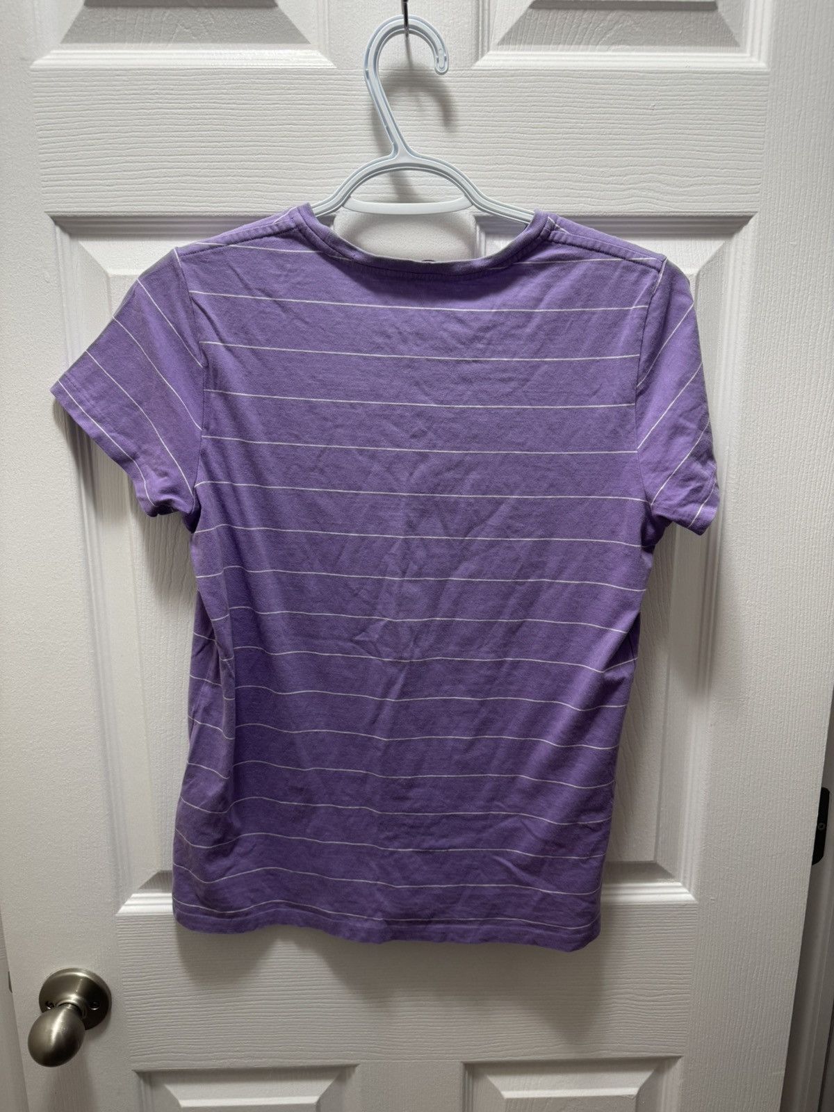 Polo Ralph Lauren Polo Ralph Lauren Purple Stripped Top Vintage Size US M / EU 48-50 / 2 - 3 Thumbnail