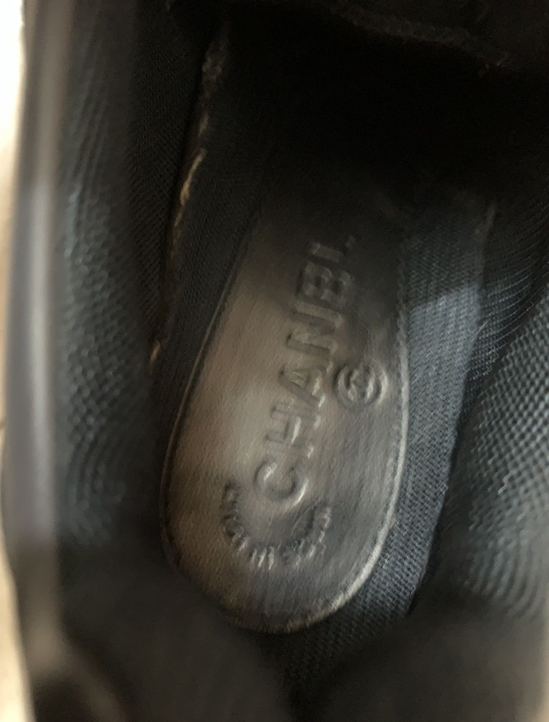 Chanel Chanel black leather trainers Size US 7 / IT 37 - 7 Thumbnail