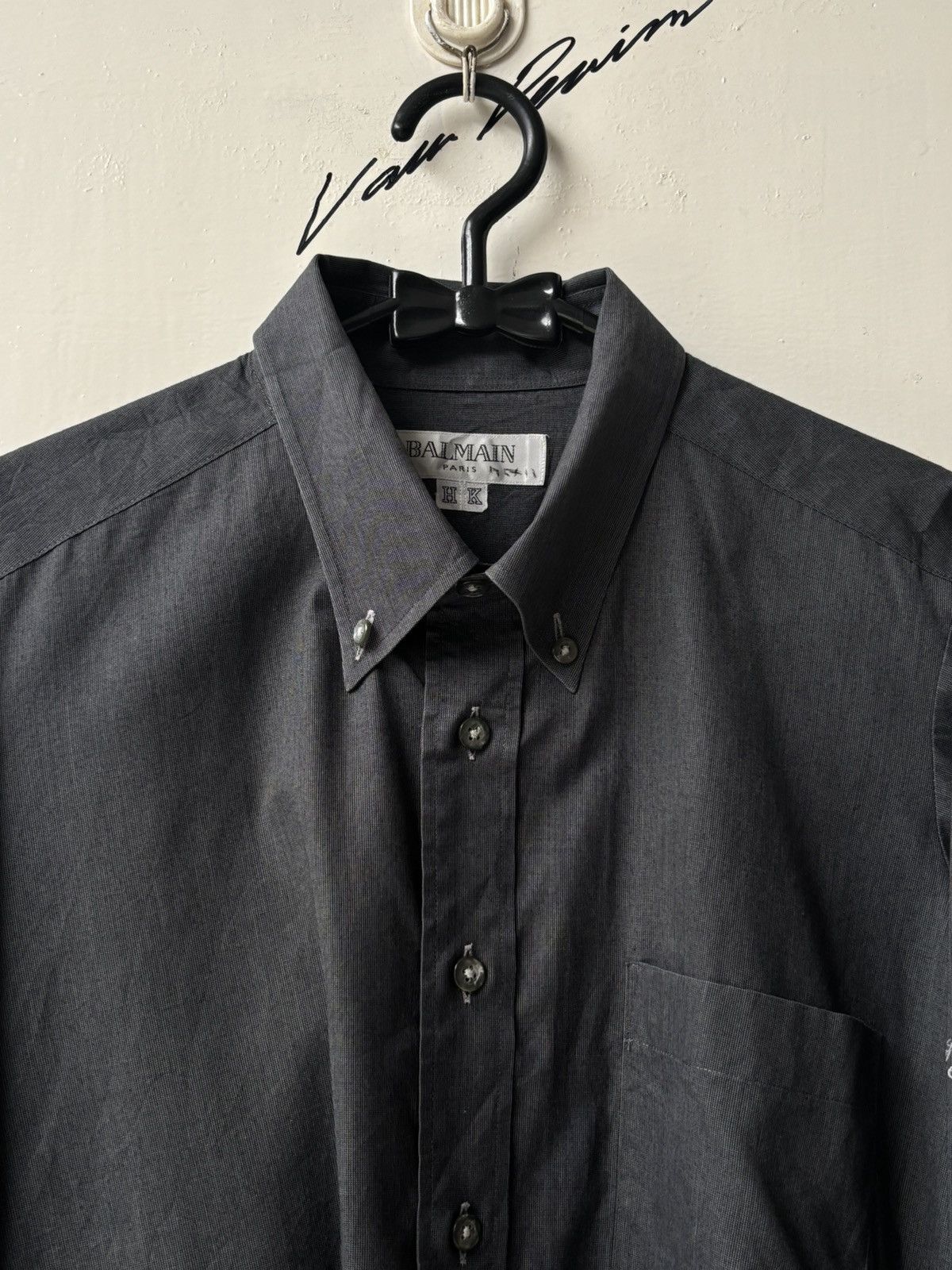 Balmain BALMAIN PARIS Grey Shirt Size US M / EU 48-50 / 2 - 4 Thumbnail