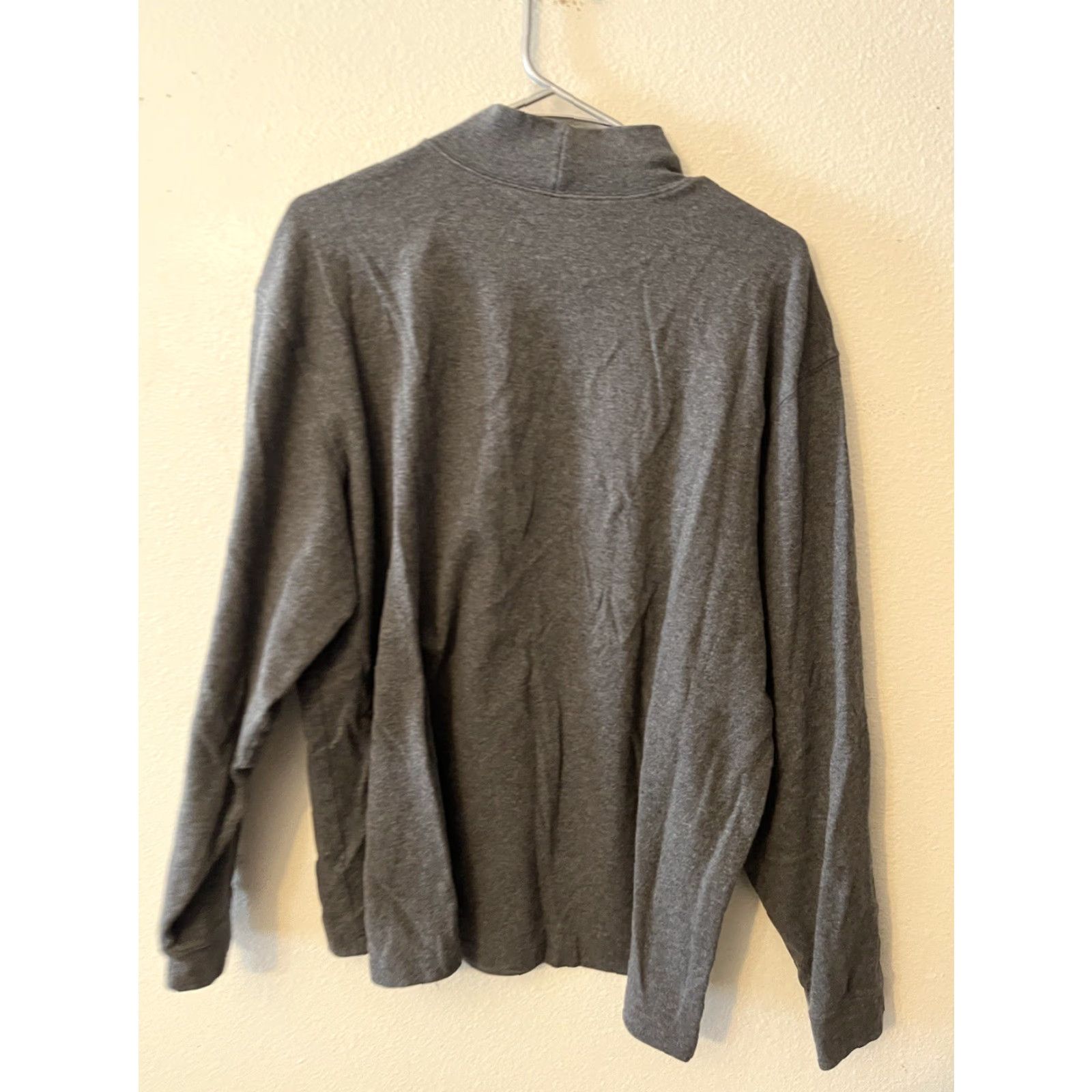 Vintage LL Bean Shirt Mens XL Turtleneck Gray Long Sleeve Classic Fit Button-Up Size US XL / EU 56 / 4 - 2 Thumbnail