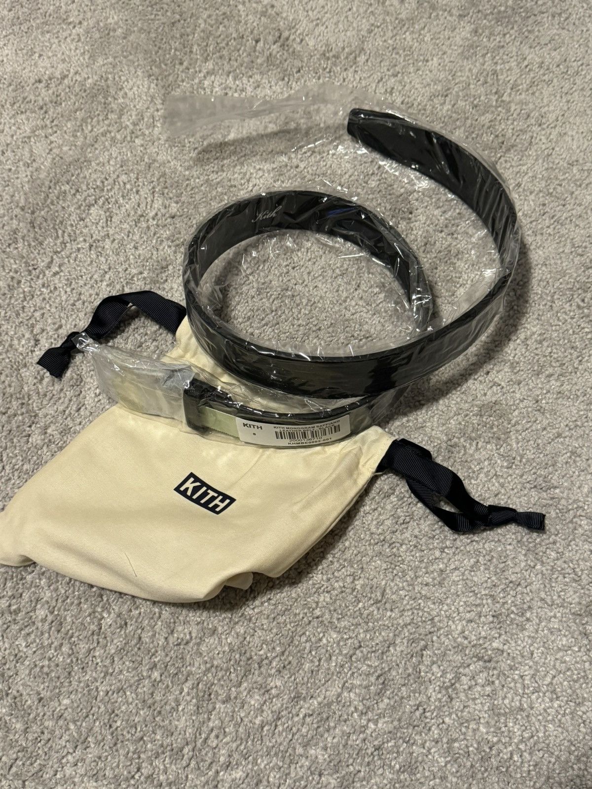 小物 KITH Monogram Saffiano Leather Belt Kith Kith Monogram Saffiano Leather Belt | Grailed