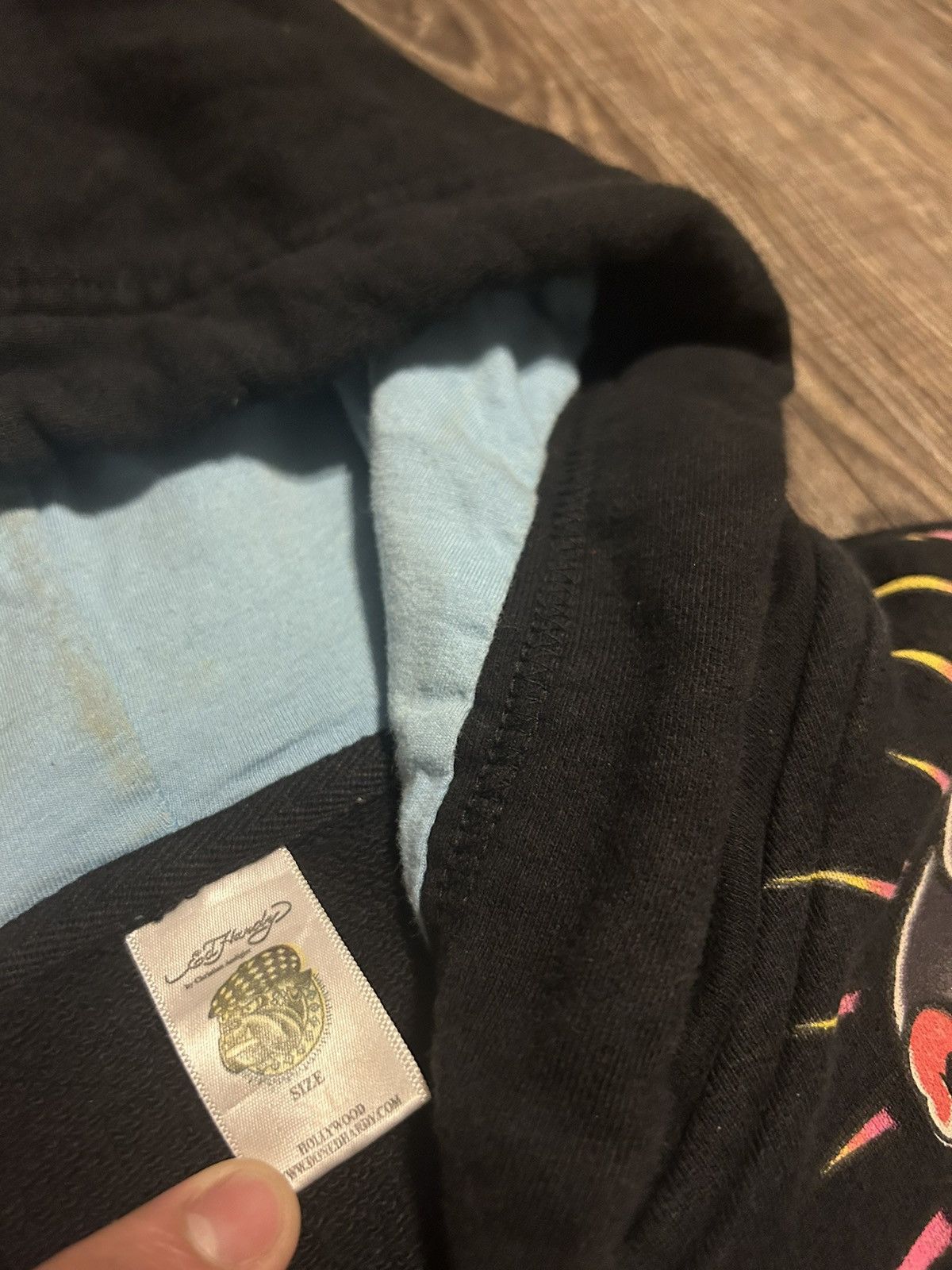 Christian Audigier × Ed Hardy RARE Grail Ed Hardy Christian Audigier Skull Zip Up Hoodie Size US XL / EU 56 / 4 - 2 Thumbnail