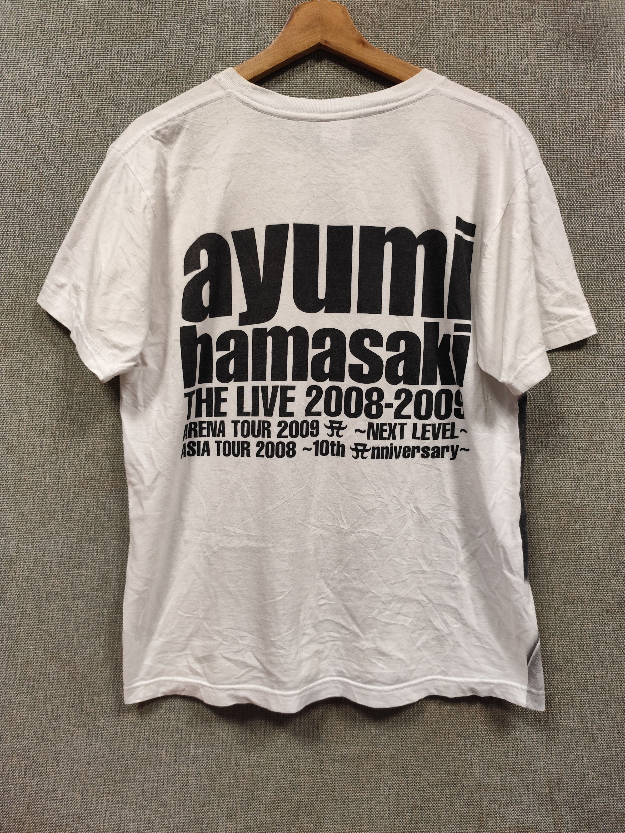 Band Tees × Hanes × Japanese Brand Ayumi Hamasaki Japanese Tour Tee Size US M / EU 48-50 / 2 - 2 Thumbnail