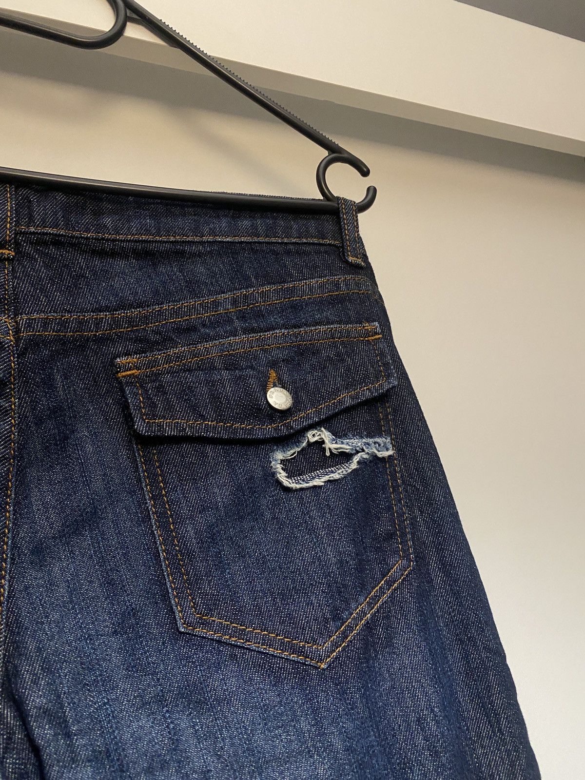 Prada Prada luxury 3/4 denim jeans y2k straight fit Size 27" / US 4 / IT 40 - 10 Thumbnail