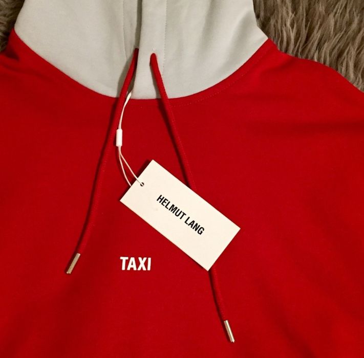 Helmut lang sale taxi hoodie red