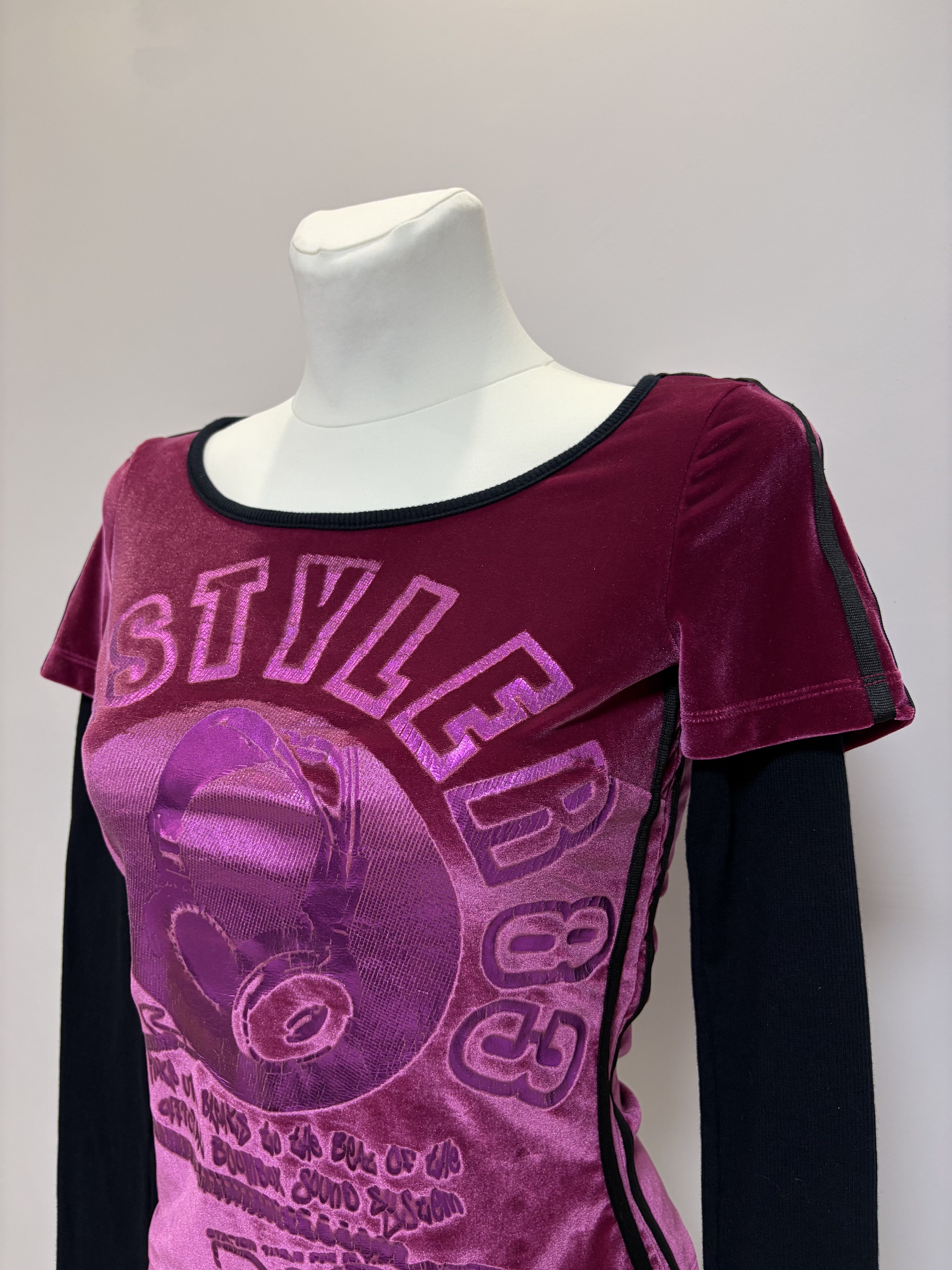 Dolce & Gabbana DOLCE & GABBANA Freestyler 83 Vintage Long Sleeve Top D&G Size S / US 4 / IT 40 - 7 Thumbnail