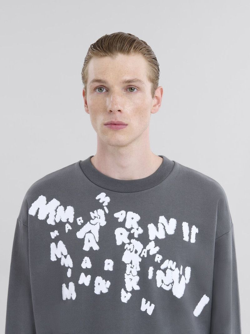 Marni o1w1db10526 T -Shirt in Gray Size US L / EU 52-54 / 3 - 4 Thumbnail