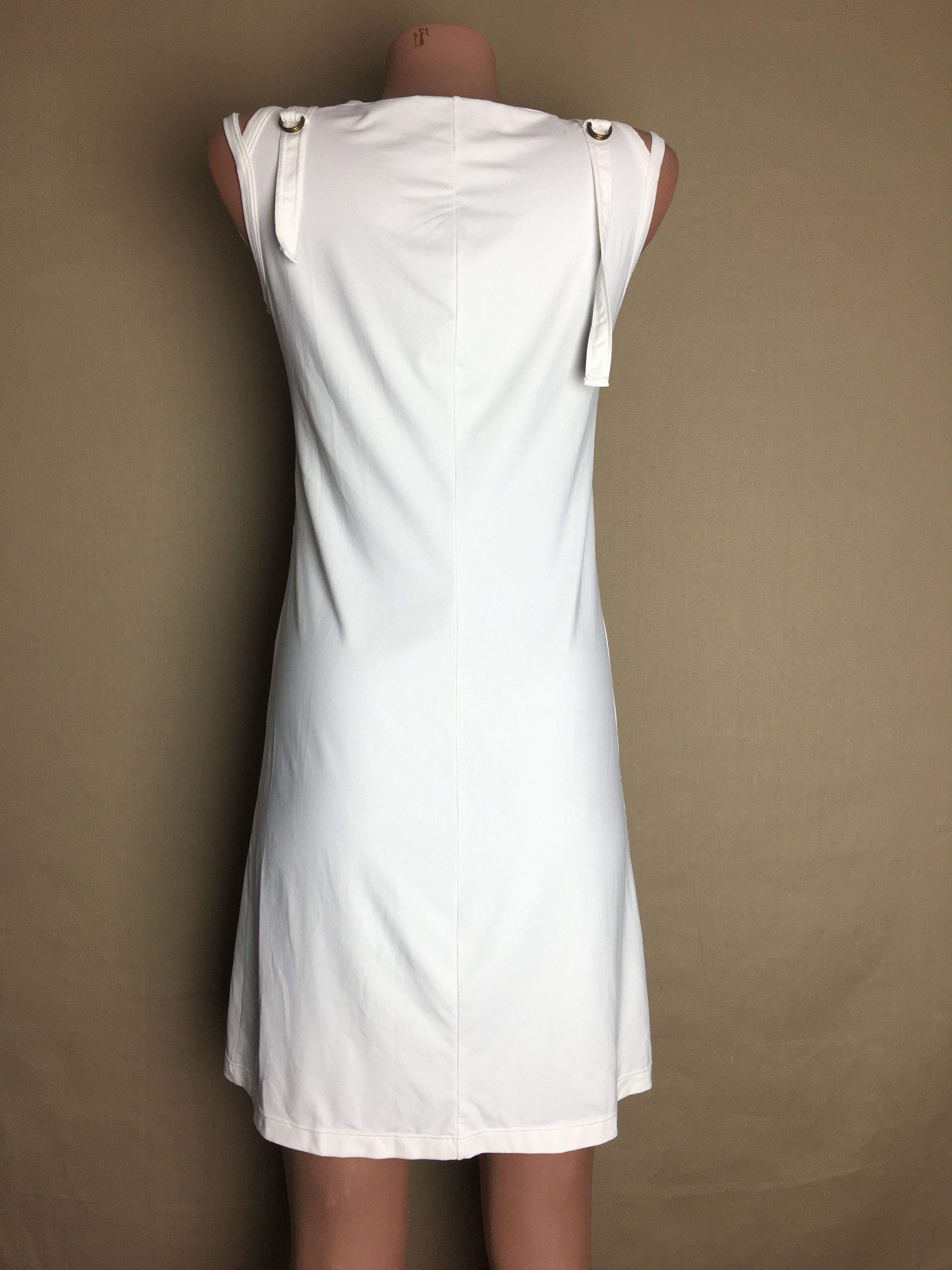 Marithe + Francois Girbaud Marithe Francois Girbaud White Designer Midi Dress EU36 US5 Size M / US 6-8 / IT 42-44 - 3 Thumbnail
