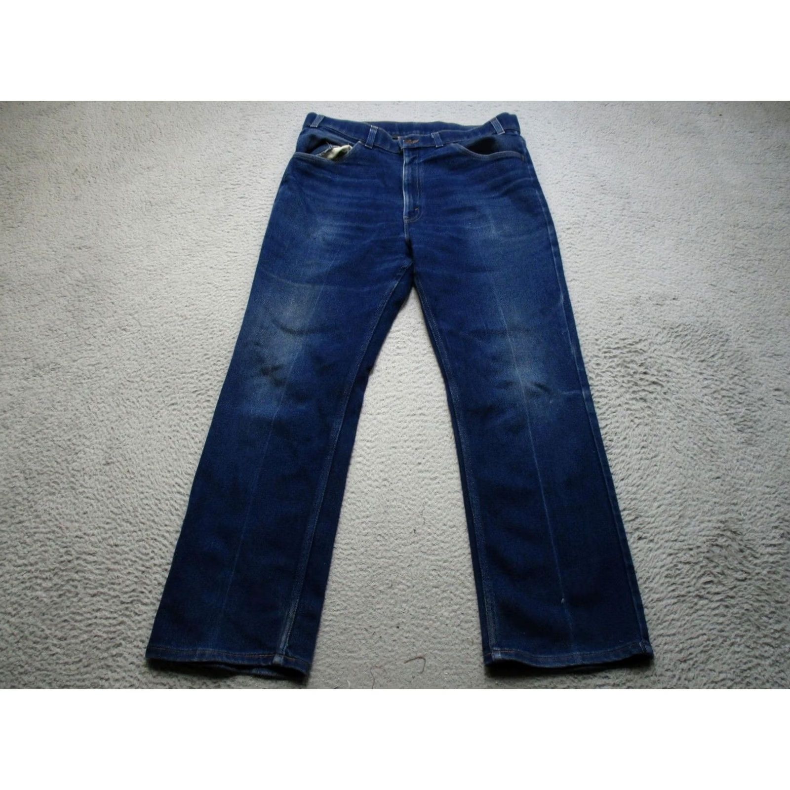 Levi's VINTAGE Levi's Mens Jeans Blue Med Wash Straight Regular Denim 36x30 Size US 36 / EU 52 - 2 Thumbnail