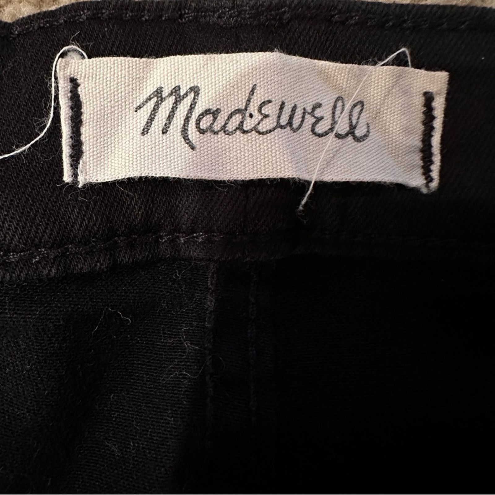 Madewell Madewell 10" High-Rise Skinny Jeans in Black Carbondale 31 Size 31" - 8 Thumbnail
