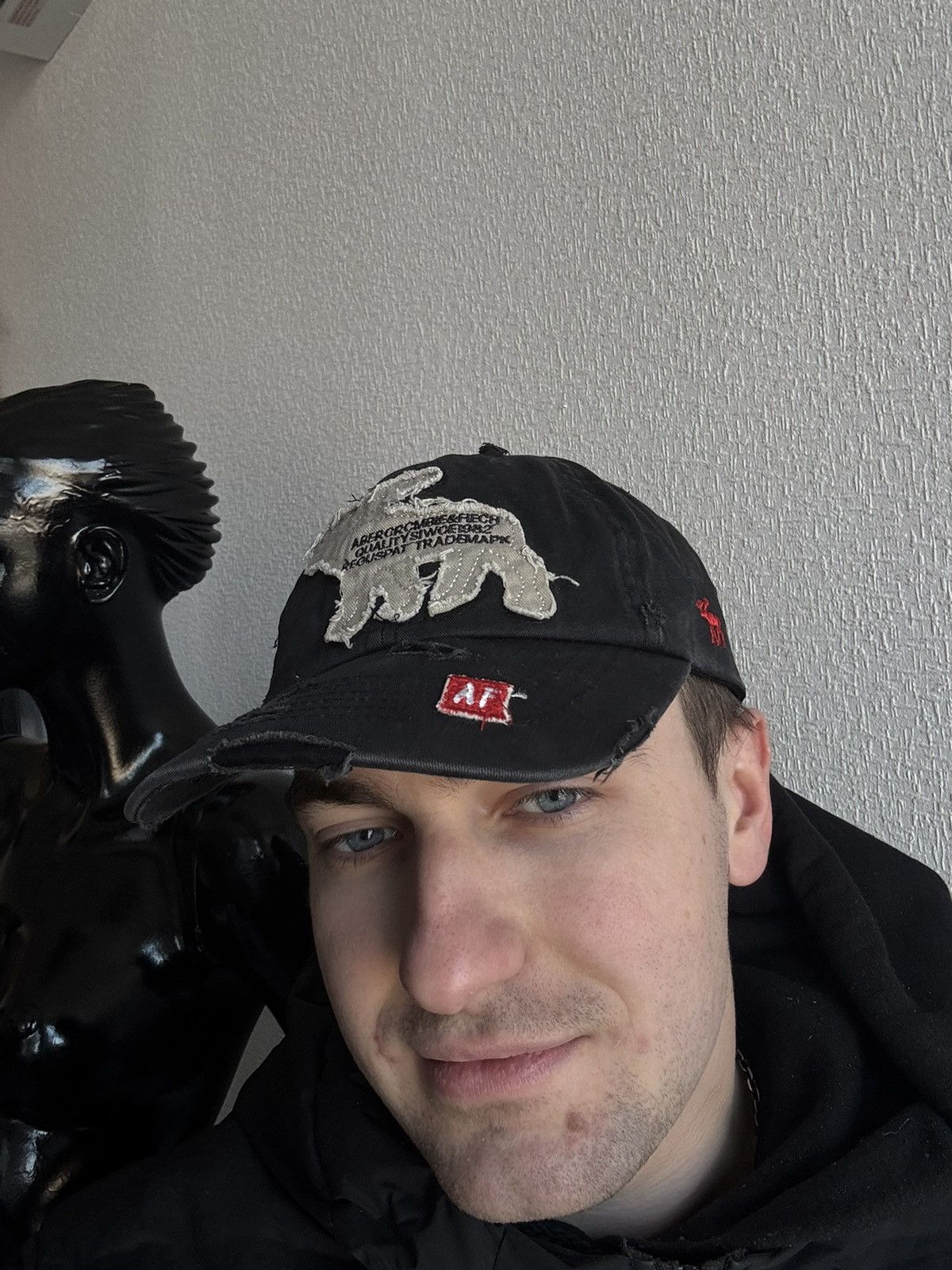 Abercrombie & Fitch × Vintage Avant-garde cap black hat abercrombie & fitch Size ONE SIZE - 7 Thumbnail