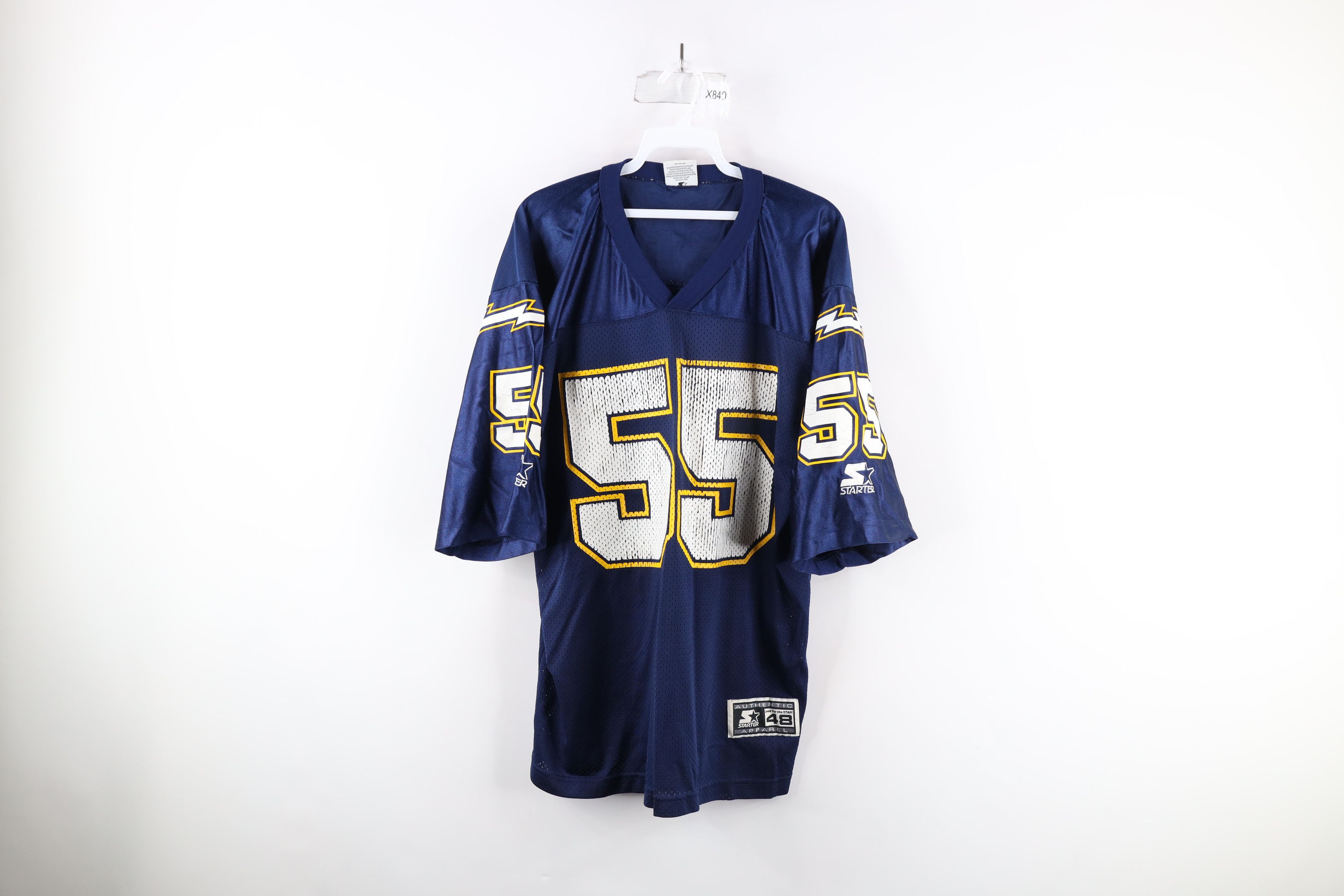 image of 90's Starter San Diego Chargers Football Jersey Usa in Blue, Men's (Size Large)