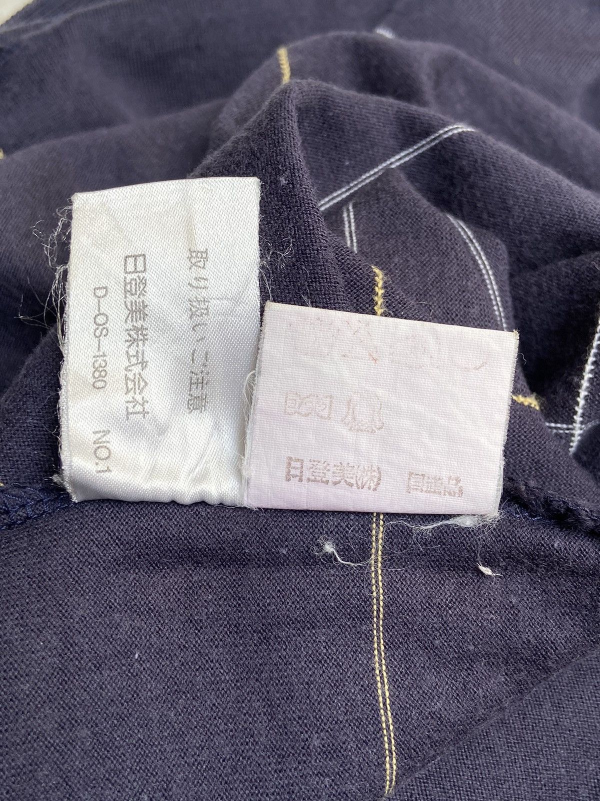Issey Miyake IM PRODUCT Navy Plaid T-Shirt Size US M / EU 48-50 / 2 - 8 Thumbnail