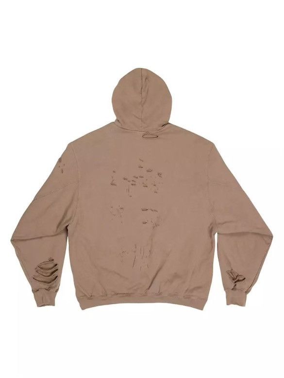 Balenciaga Balenciaga Caps Destroyed Hoodie Size US XS / EU 42 / 0 - 4 Thumbnail