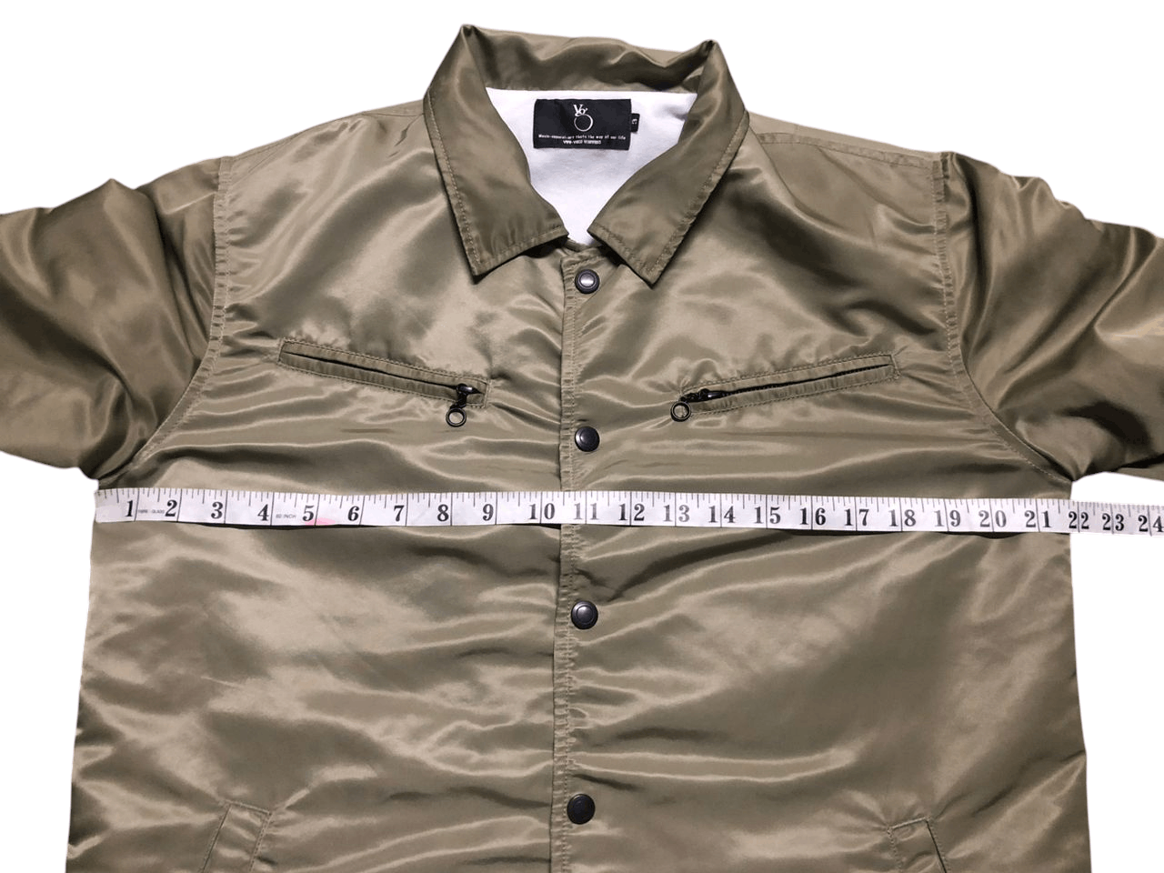 Japanese Brand Vintage Virgo Nylon Jacket Snap Button Military Style Size US L / EU 52-54 / 3 - 20 Thumbnail