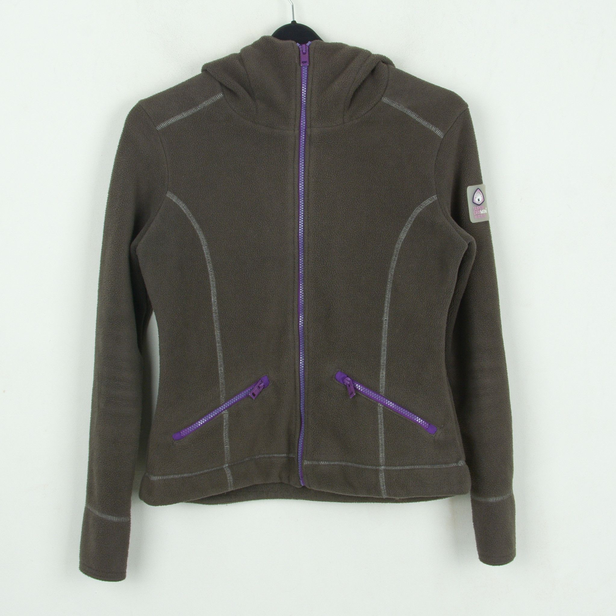 Superdry M Fleece Hoodie Jumper Sweater Sweatshirt Zip Up Top Size M / US 6-8 / IT 42-44 - 1 Thumbnail