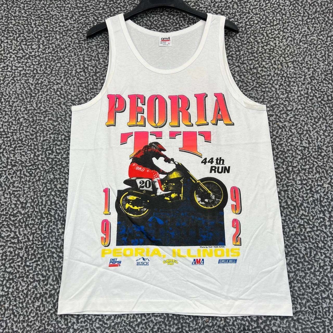 Anvil Vintage Peoria Shirt L Thunder in the Valley Deadstock Size US L / EU 52-54 / 3 - 1 Thumbnail