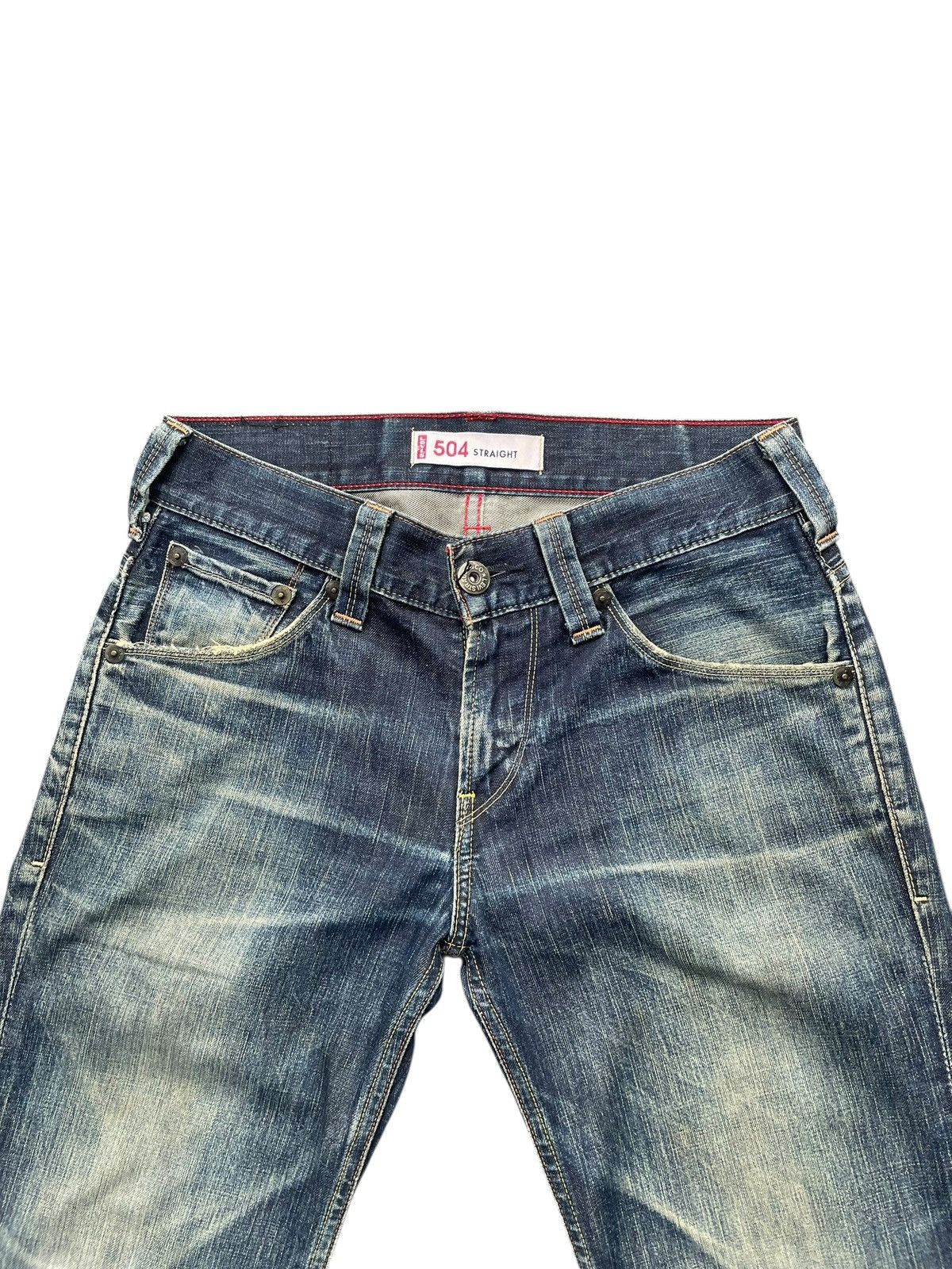Levi's Levis 504 Faded & Distresed Size US 32 / EU 48 - 3 Thumbnail