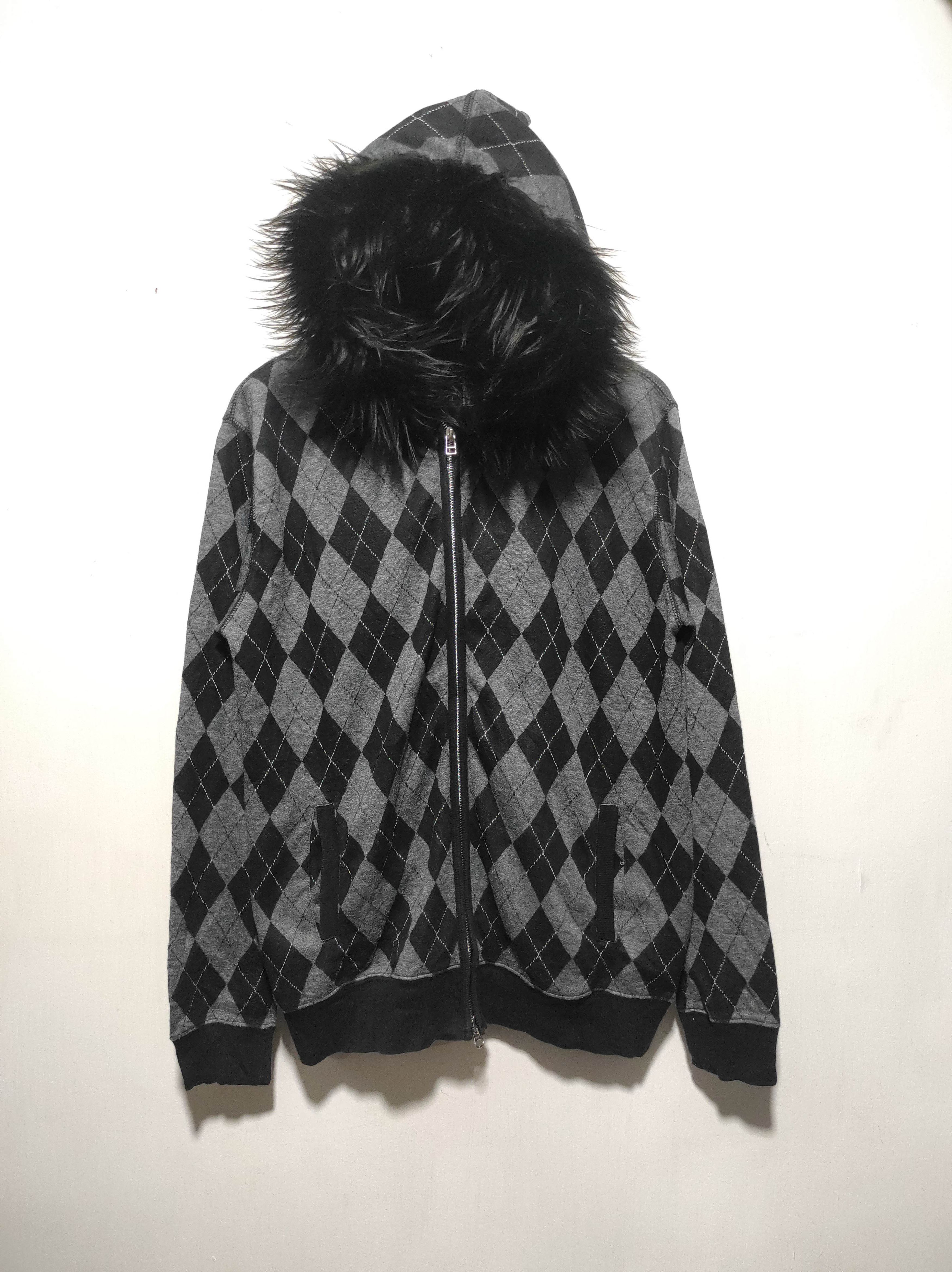 Hysteric Glamour Plus One Plaid Double Zipper Fur Hoodie LGB style Size US M / EU 48-50 / 2 - 3 Thumbnail
