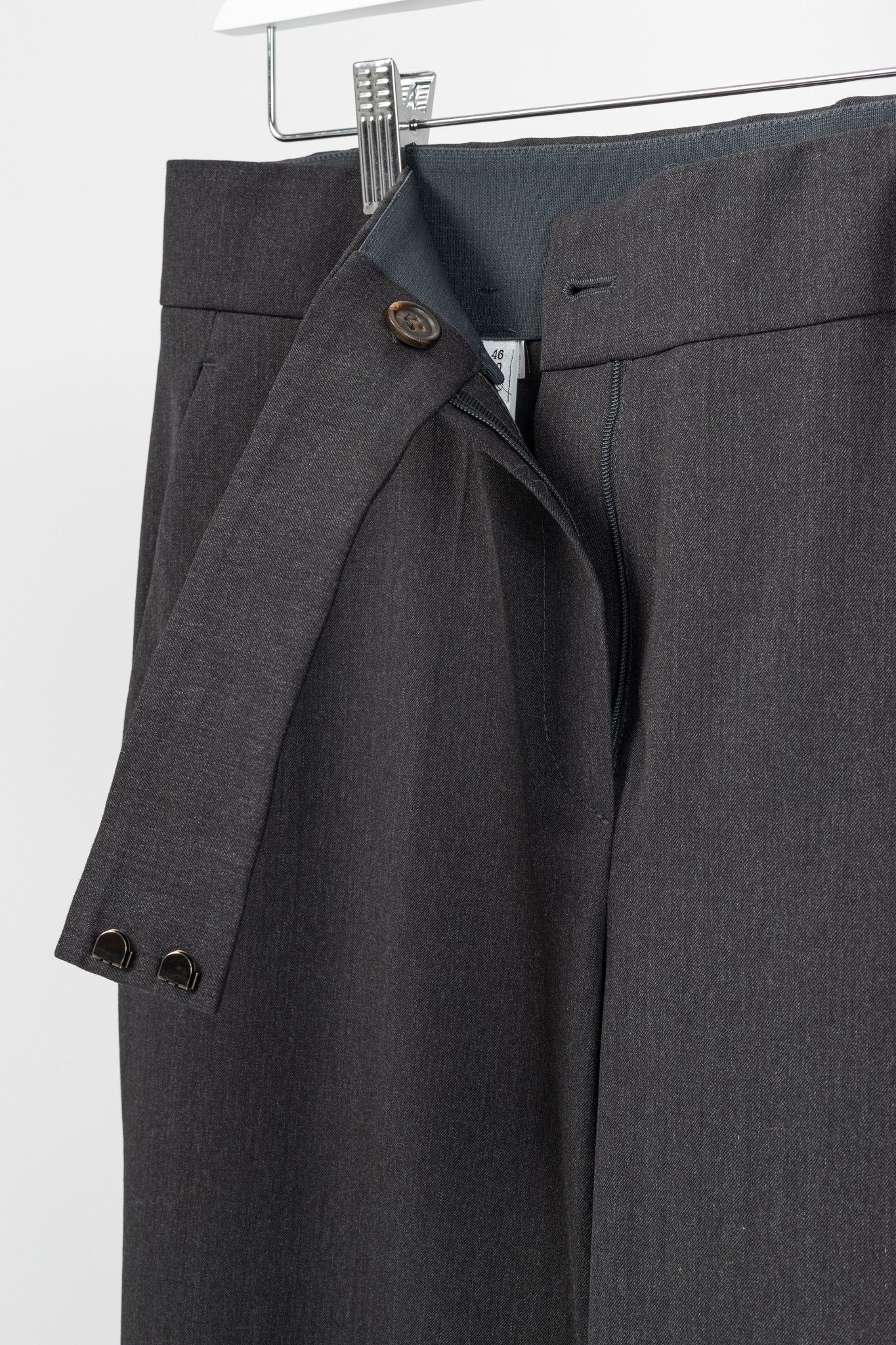 Brunello Cucinelli Brunello Cucinelli SS/21 Wool-Blend Monili-Bead Trousers Size 32" / US 10 / IT 46 - 8 Thumbnail
