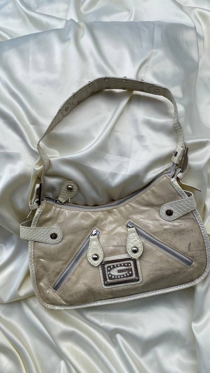 Vintage Vintage cream shoulder bag Size ONE SIZE - 3 Thumbnail