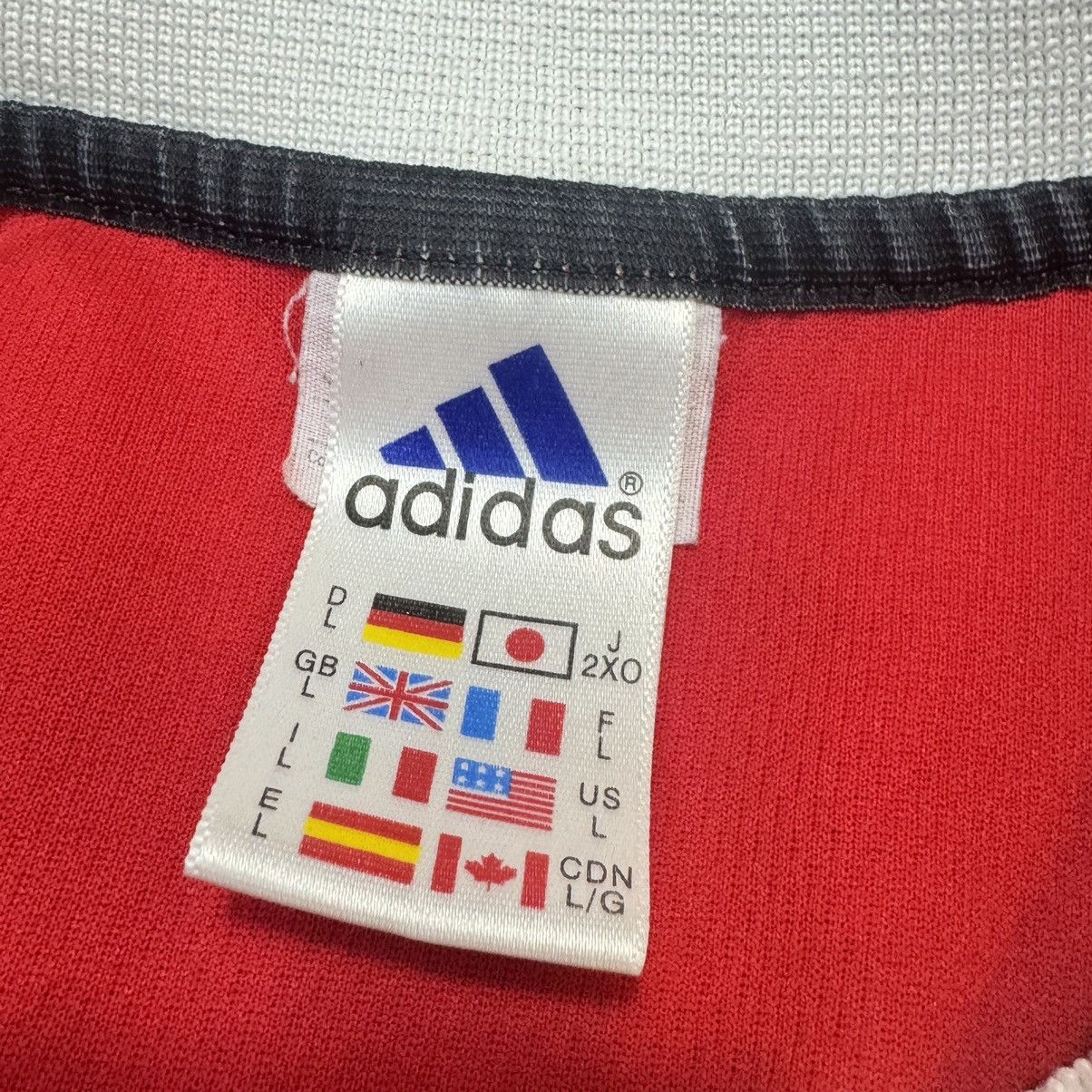 Adidas Canada 2000s 00/02 home shirt Size US L / EU 52-54 / 3 - 6 Thumbnail