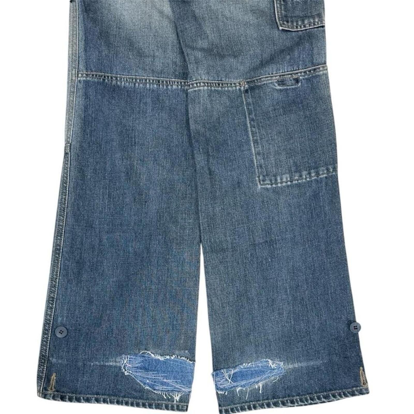 Lee Rare vintage Lee baggy style biker denim jeans Size 28" / US 6 / IT 42 - 6 Thumbnail
