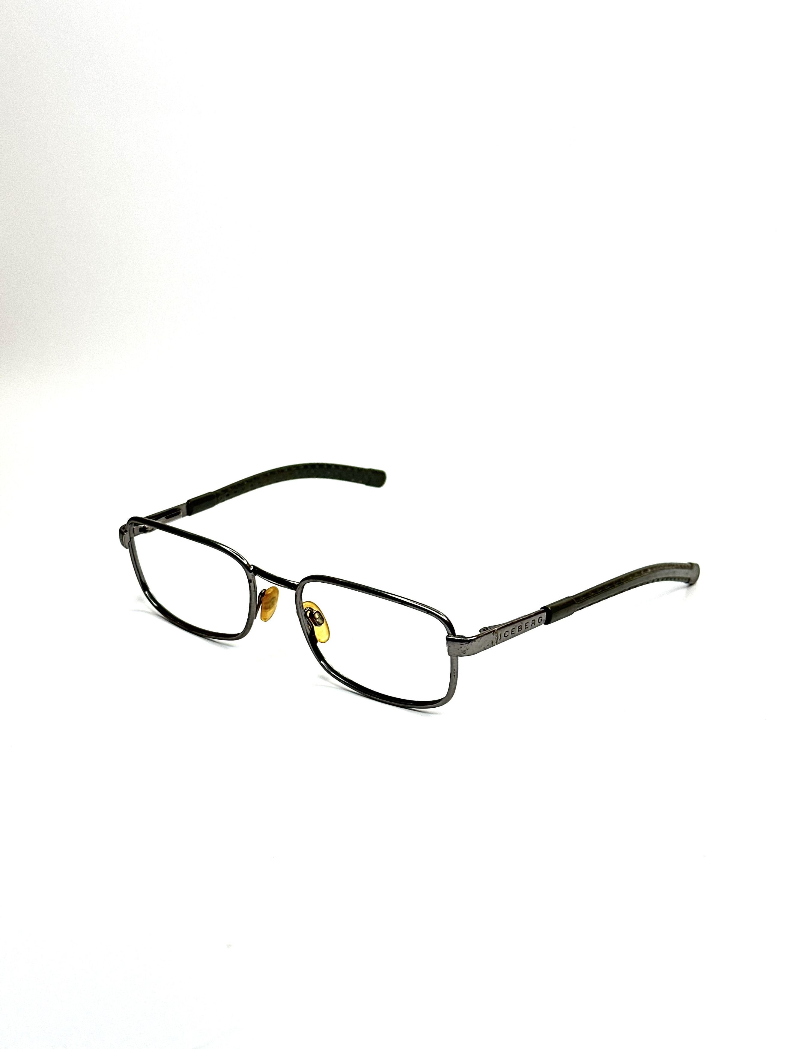 Iceberg Iceberg History vintage steel empty frame glasses Size ONE SIZE - 2 Thumbnail