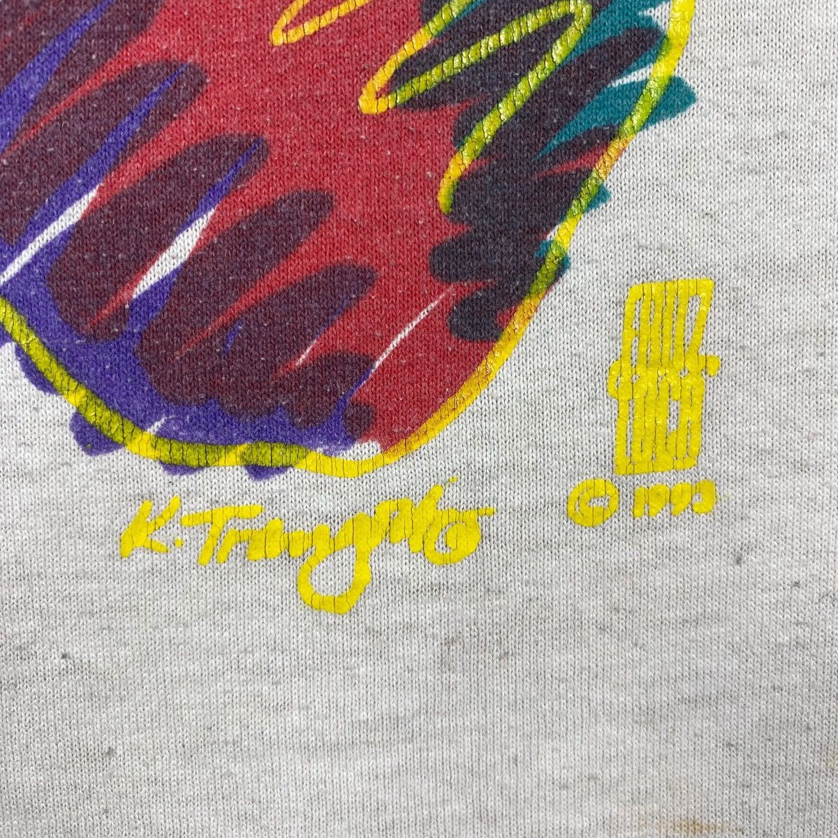 Vintage Vintage 90's NEW YORK APPLE Fruz Loca Graphic Tee Shirt Size US M / EU 48-50 / 2 - 3 Thumbnail