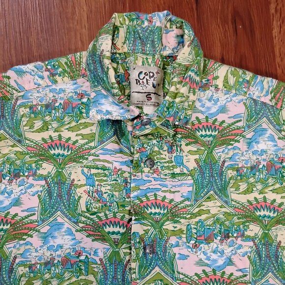 Other Vintage Code Bleu Pastoral Wheat Farming Hawaiian Shirt Size US S / EU 44-46 / 1 - 1 Thumbnail