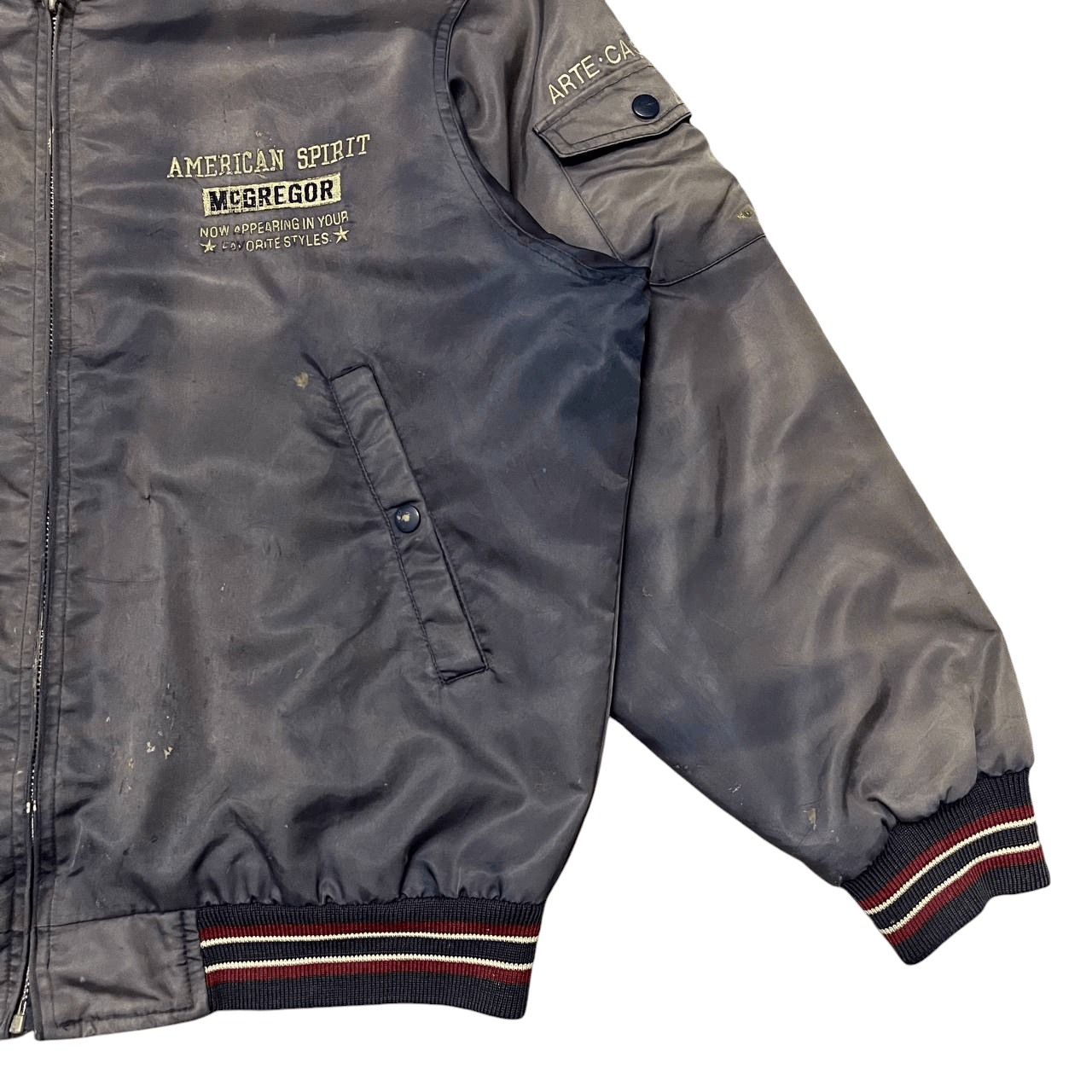 McGregor Vintage Mcgregor Sunfaded Bomber Jacket Size US L / EU 52-54 / 3 - 4 Thumbnail
