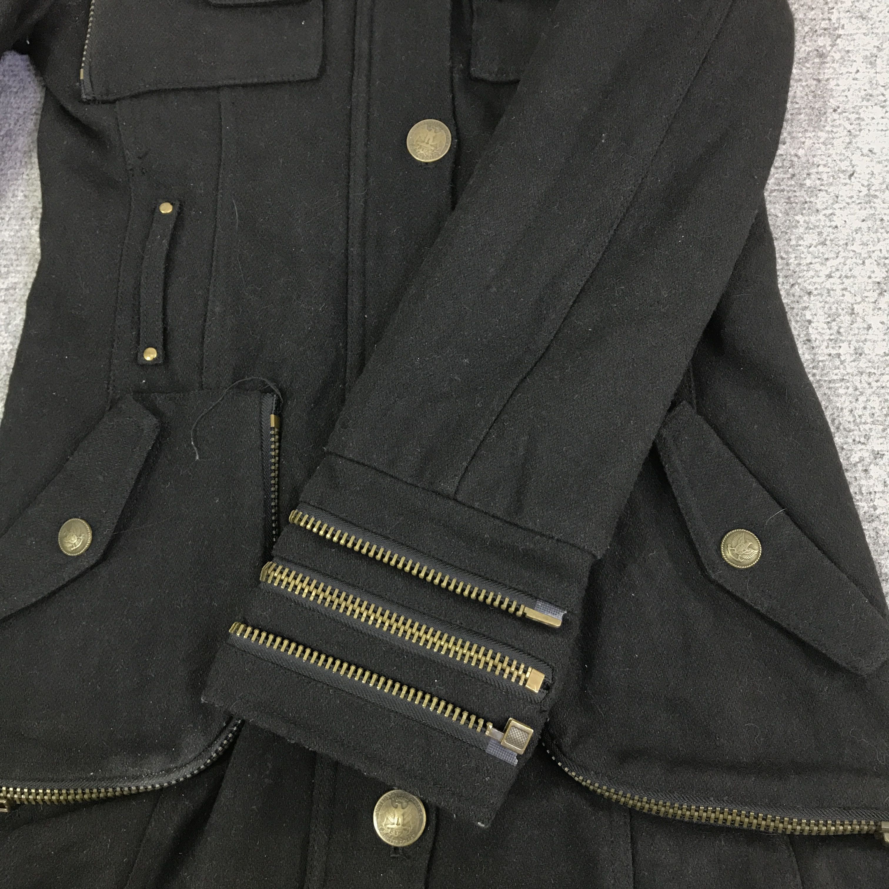 Japanese Brand GOTHIC D.I.A PUNK IFSIXWASNINE STYLE WOOL JACKET K1001B11 Size US M / EU 48-50 / 2 - 8 Thumbnail