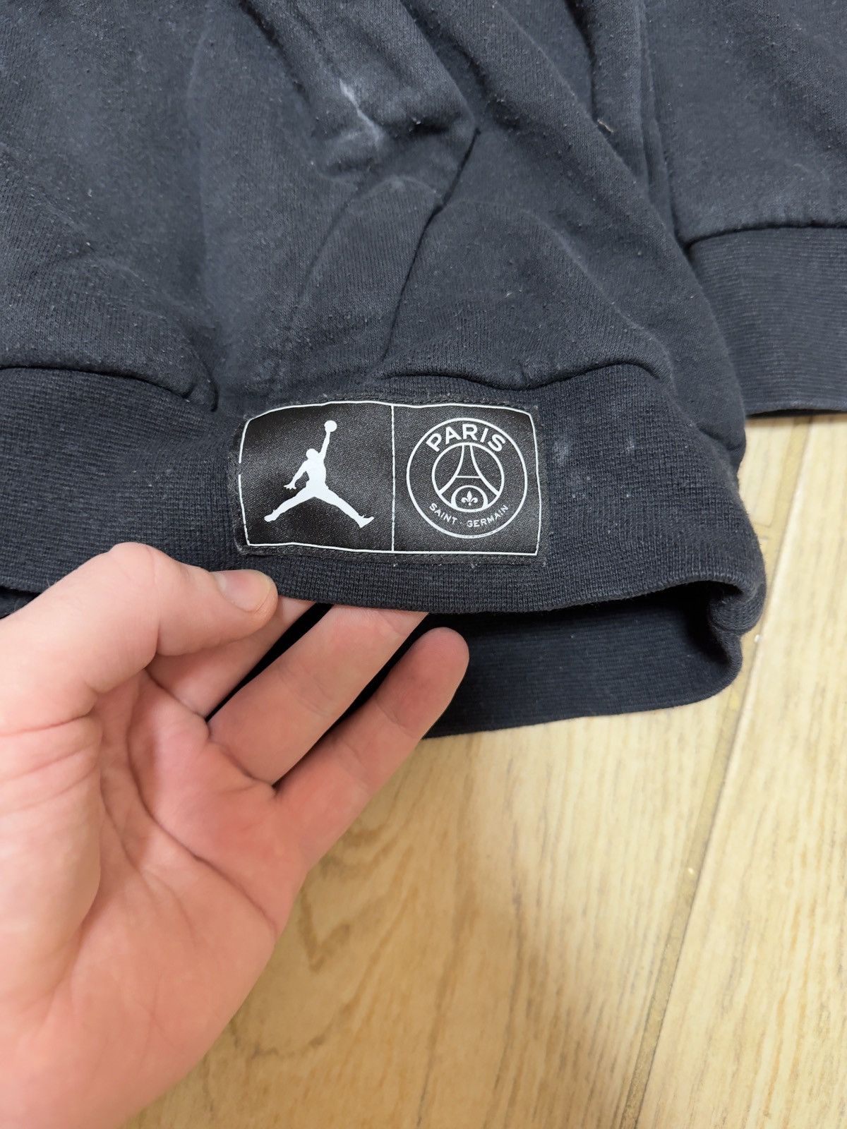 Nike × Vintage Vintage Nike Air Jordan x PSG Paris Saint Germain Hoodie Size US M / EU 48-50 / 2 - 4 Thumbnail