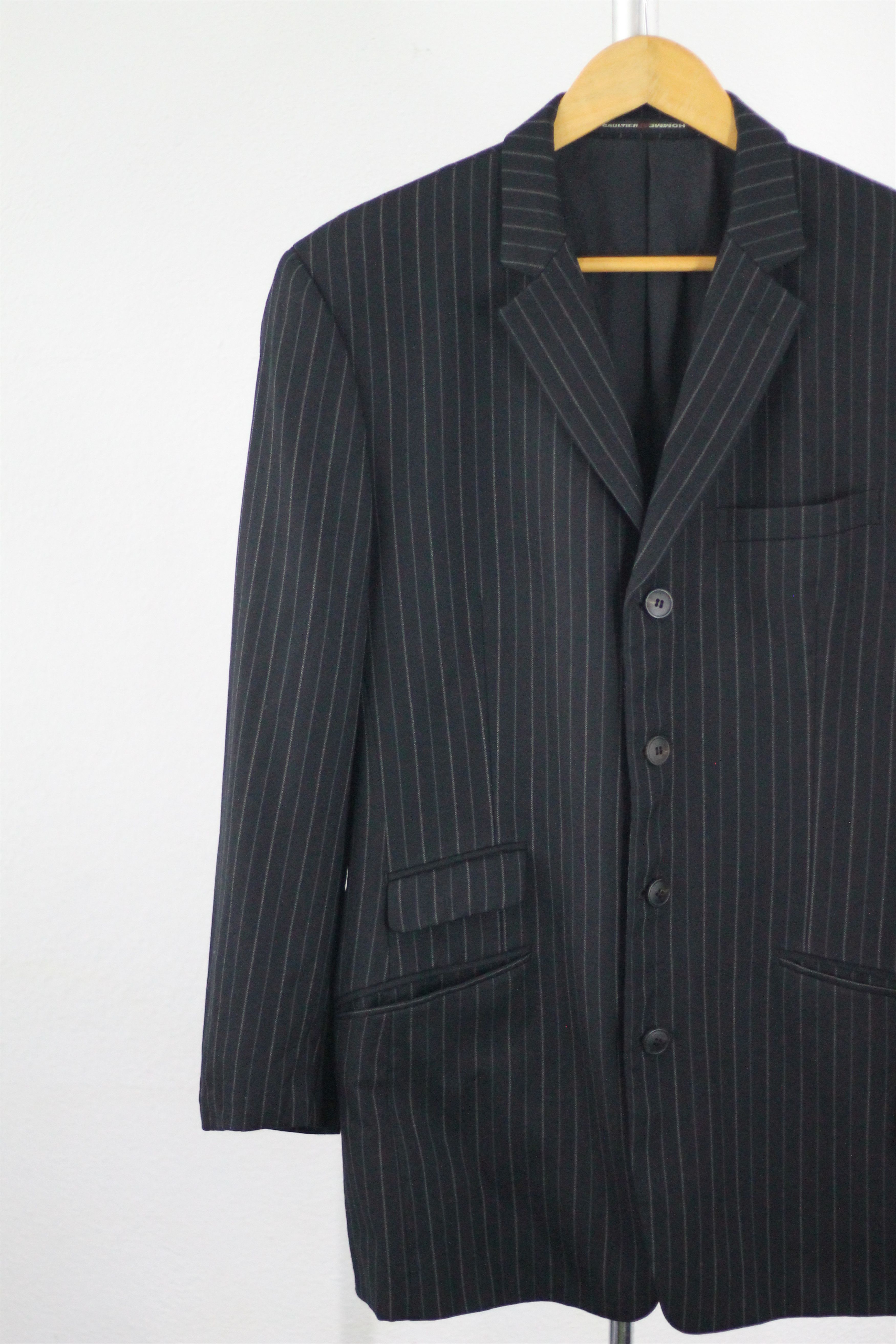 Gaultier Homme Objet × Jean Paul Gaultier Vintage Object Gaultier Jean Paul Stripe Blazer Jacket Size US M / EU 48-50 / 2 - 5 Thumbnail