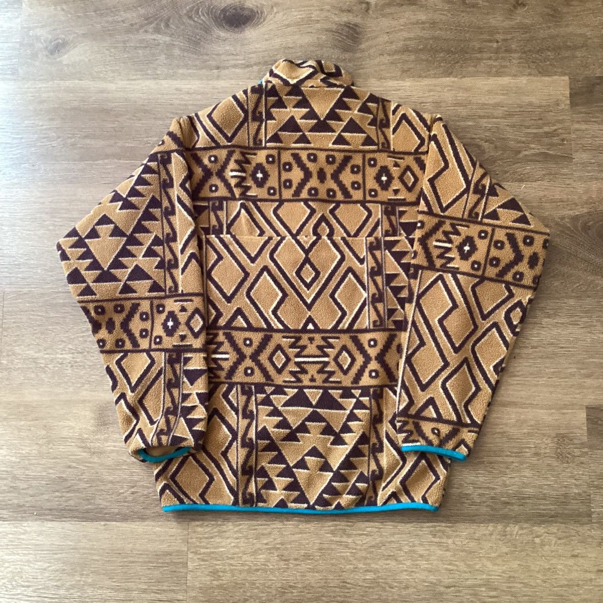 Patagonia × Vintage Vintage 90s Patagonia tribal print fleece Size US XS / EU 42 / 0 - 5 Thumbnail