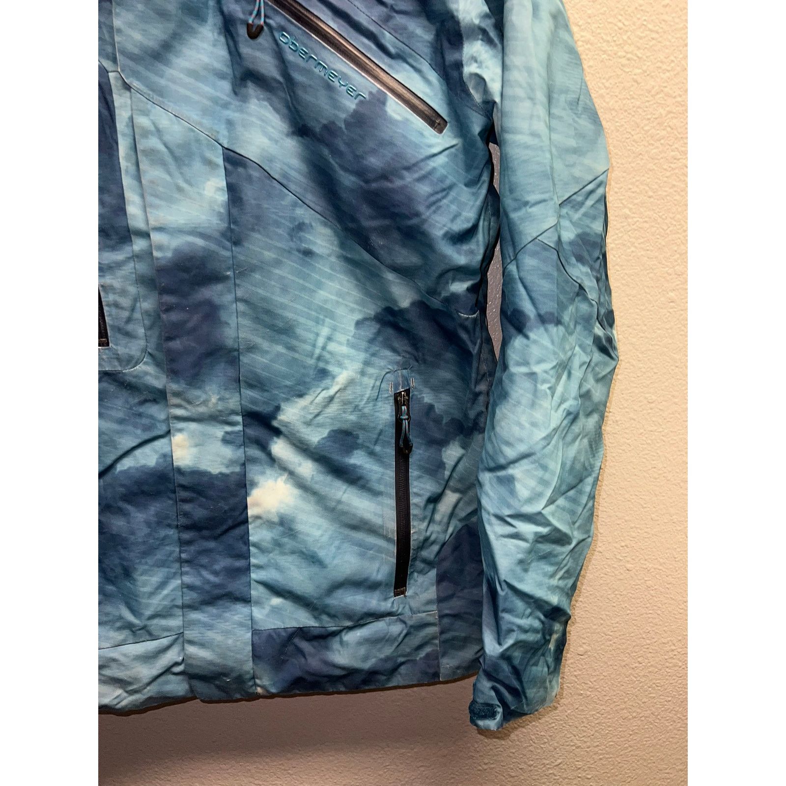 Obermeyer Obermeyer Blue Cloud Jacket Highlands Ski Outerwear S TEAR Size US S / EU 44-46 / 1 - 5 Thumbnail