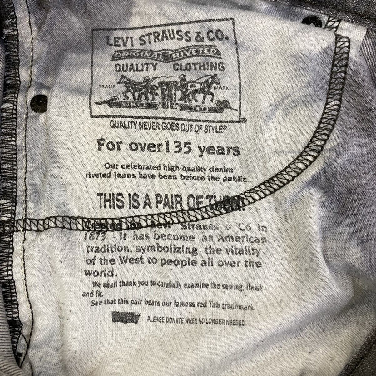 Levi's Levi's 508 Jeans Men's Gray/Black Sz 36x32 Splatter EUC Size US 36 / EU 52 - 11 Thumbnail