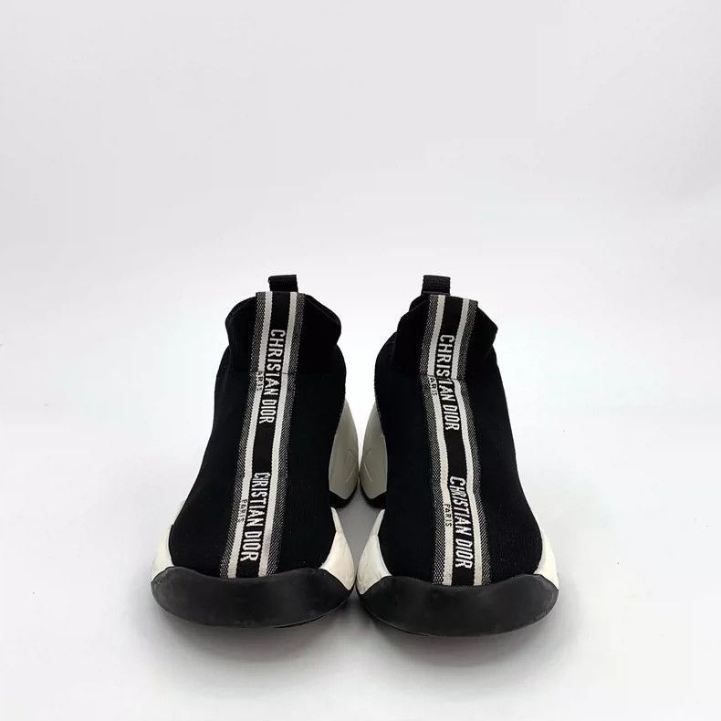 Black Logo Sock Sneakers by Dior-2505