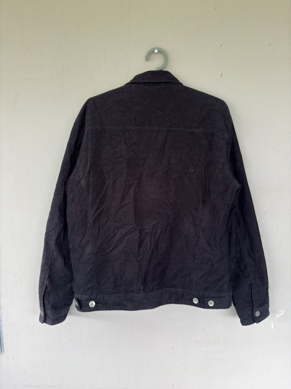 Japanese Brand Compass Black Corduroy Jacket Button-Up Size US XXL / EU 58 / 5 - 9 Thumbnail