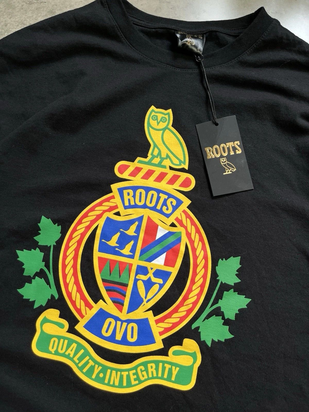 October's Very Own × Roots OVO October's Very Own x Roots Owl Tee Size US L / EU 52-54 / 3 - 6 Thumbnail