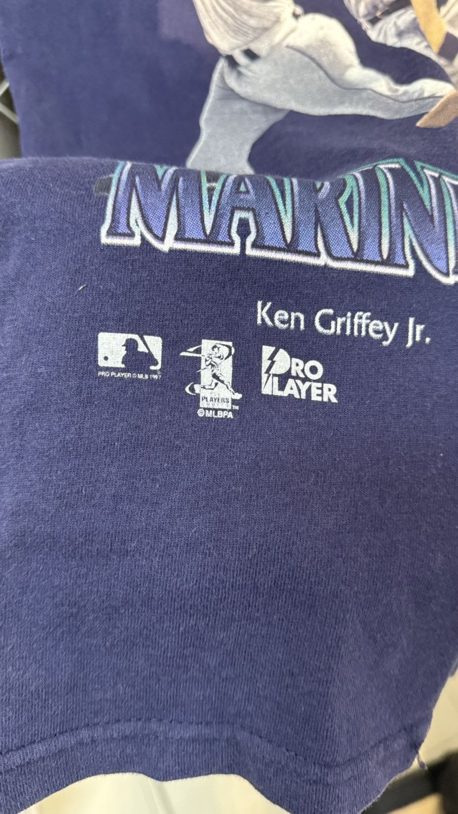 MLB VINTAGE 1997 MLB PRO PLAYER SEATTLE MARINES TSHIRT Size US M / EU 48-50 / 2 - 5 Thumbnail