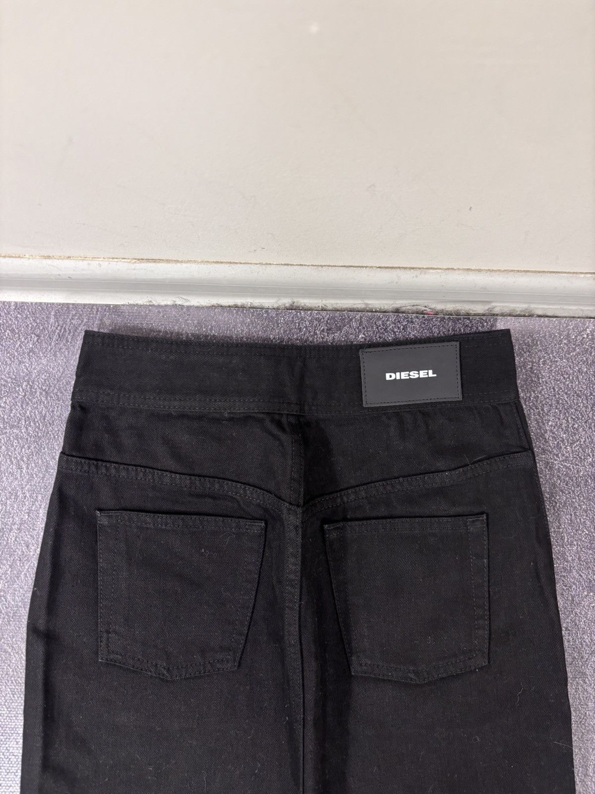 Diesel Diesel De-Baltra NWT Women’s Black Denim Cotton Mini Skirt Size 24" / US 00 / IT 34 - 14 Thumbnail